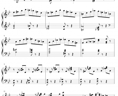 Finger Breaker钢琴谱-修正版-Jerry Roll Morton