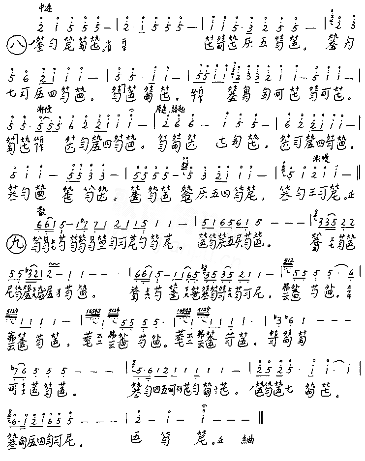凤翔千仞[简谱版]共4张简谱1