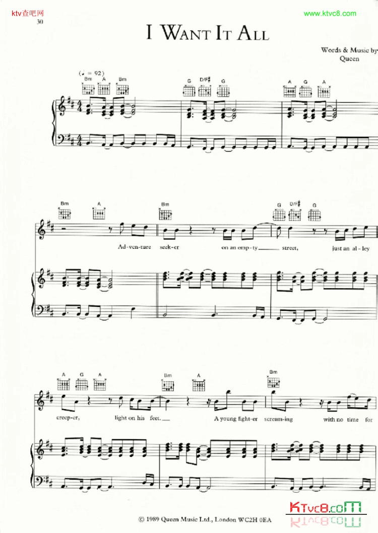 IWANTITALL简谱1