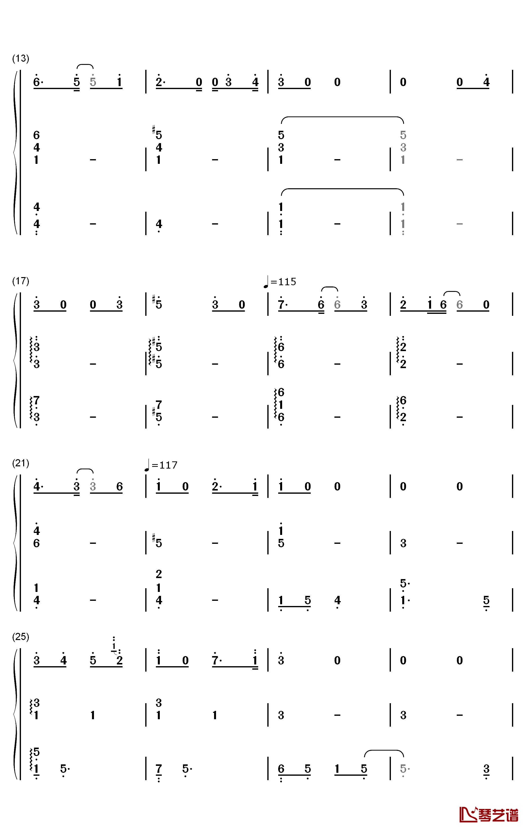 Can You See My Heart钢琴简谱-数字双手-Heize2