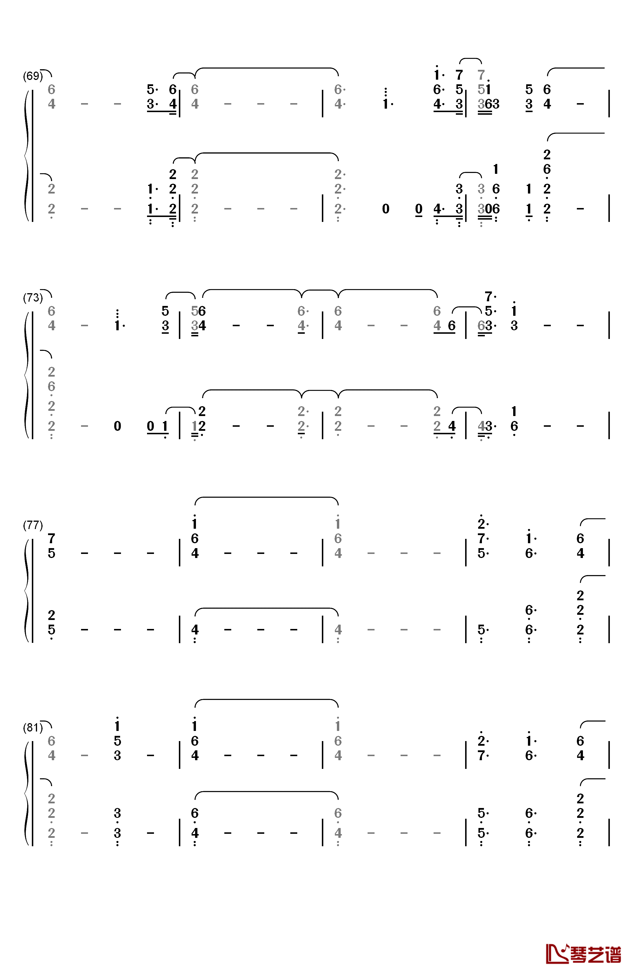 Out Of My Head钢琴简谱-数字双手-Charli XCX5