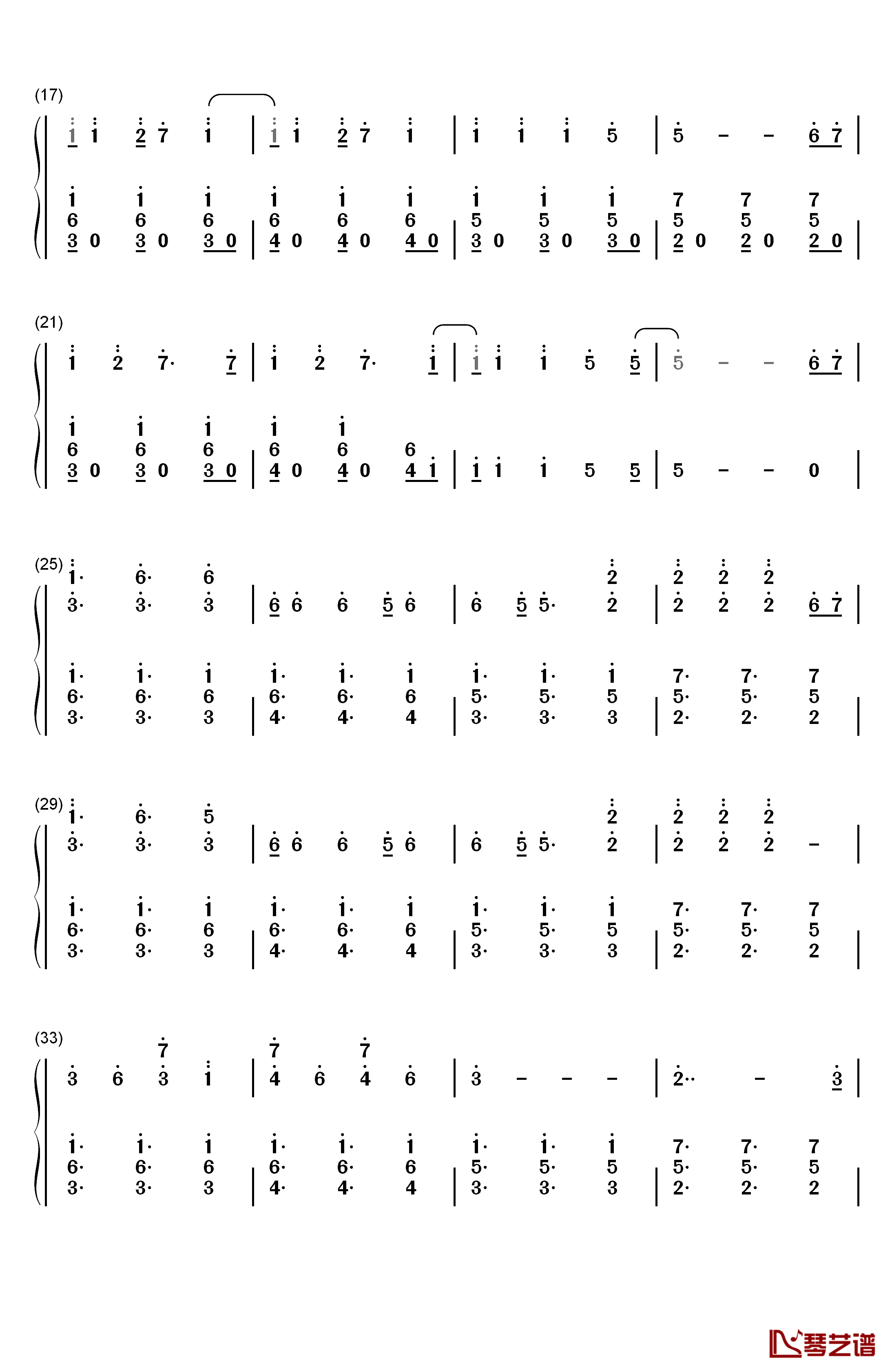 Cheap Thrills钢琴简谱-数字双手-Sia2