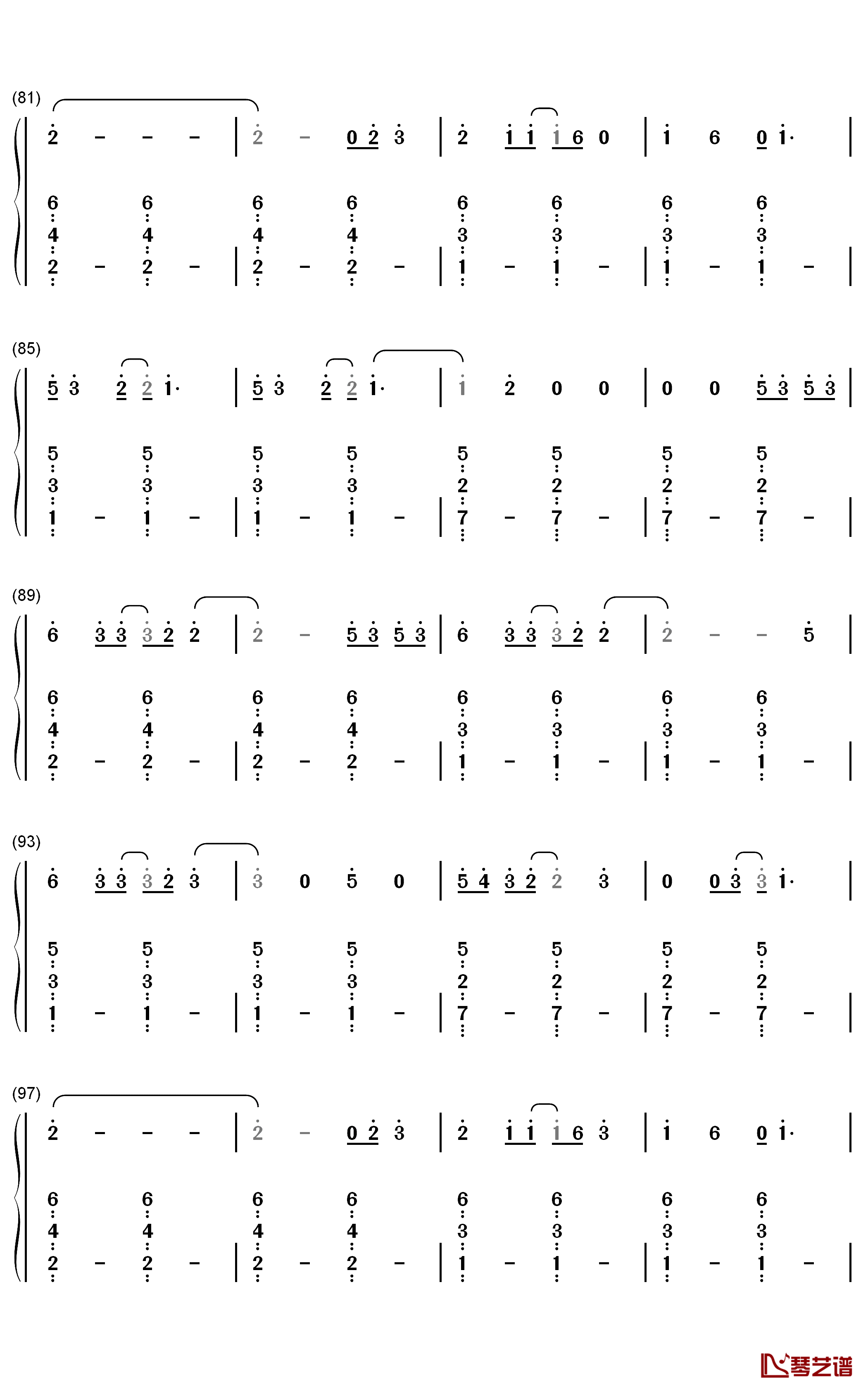 Blinding Lights钢琴简谱-数字双手-The Weeknd5