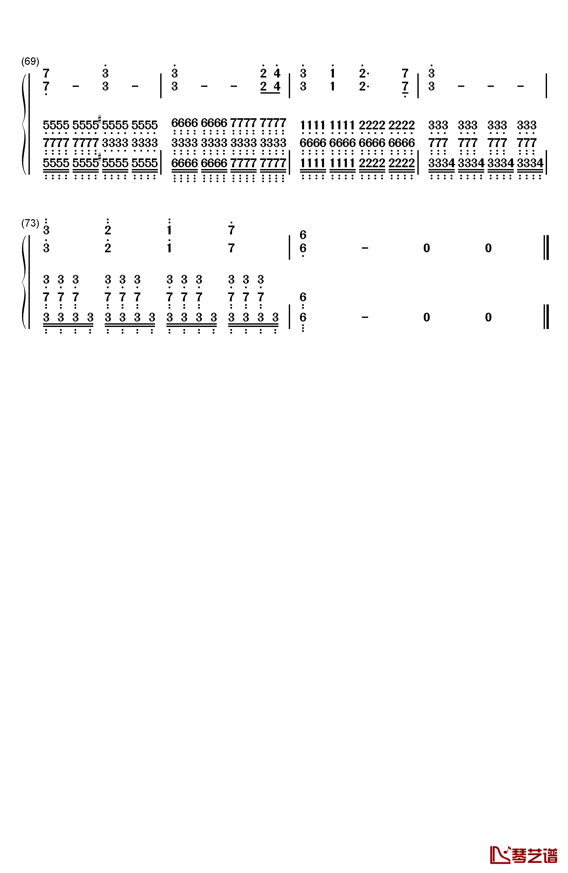 El Dorado钢琴简谱-数字双手-Two Steps from Hell4