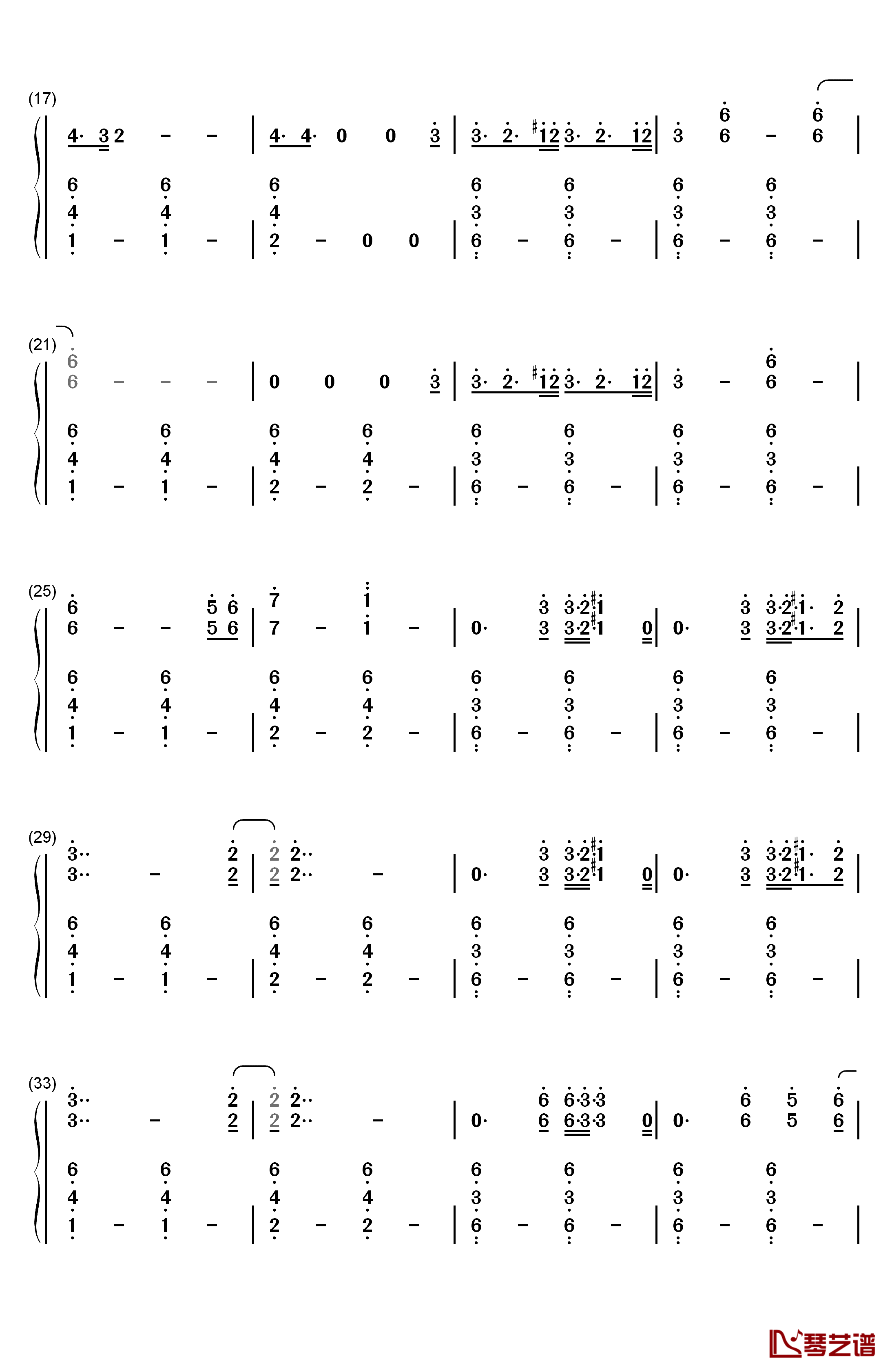 Sledgehammer钢琴简谱-数字双手-Rihanna2