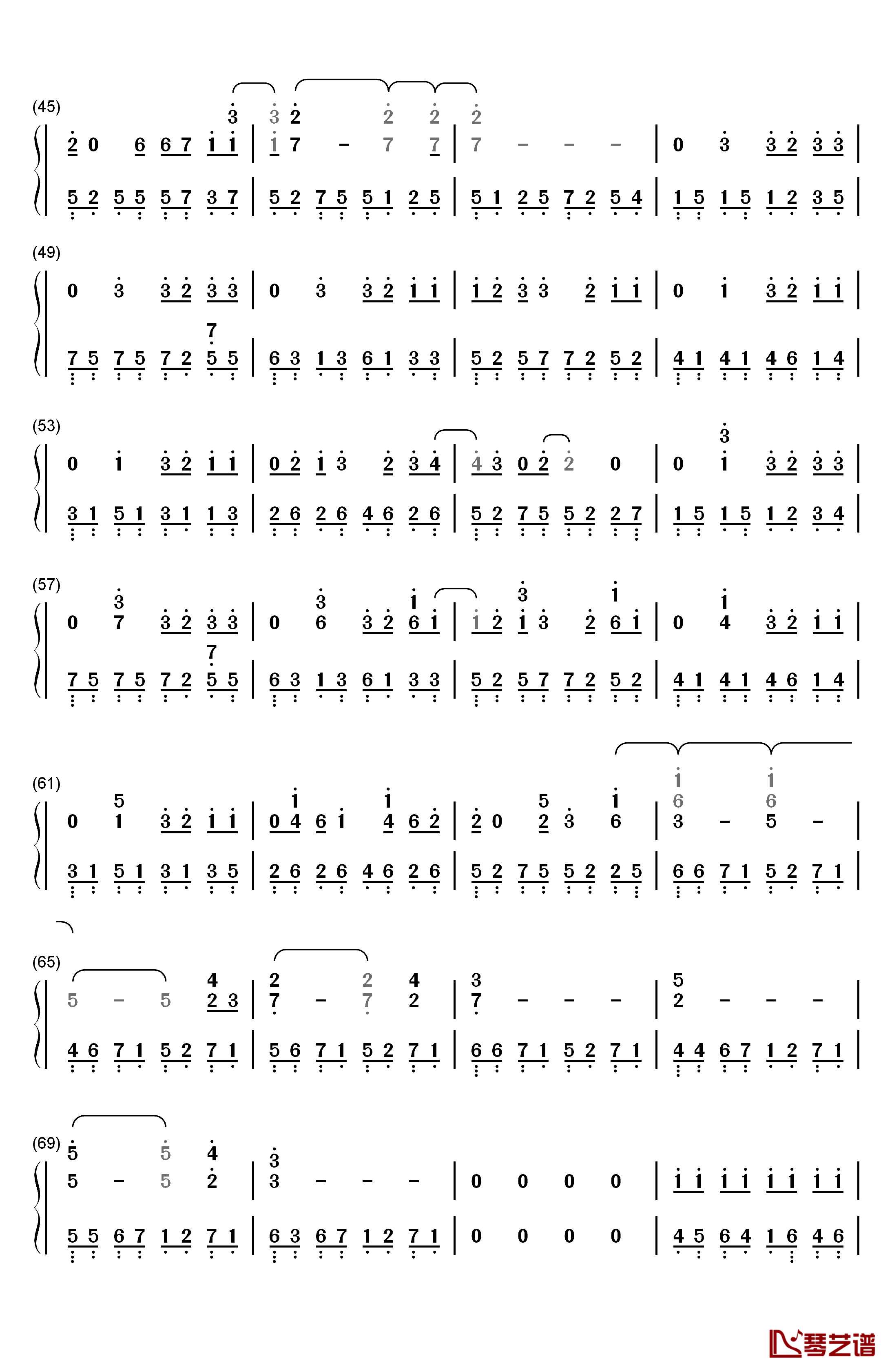 最后的战役钢琴简谱-数字双手-周杰伦3