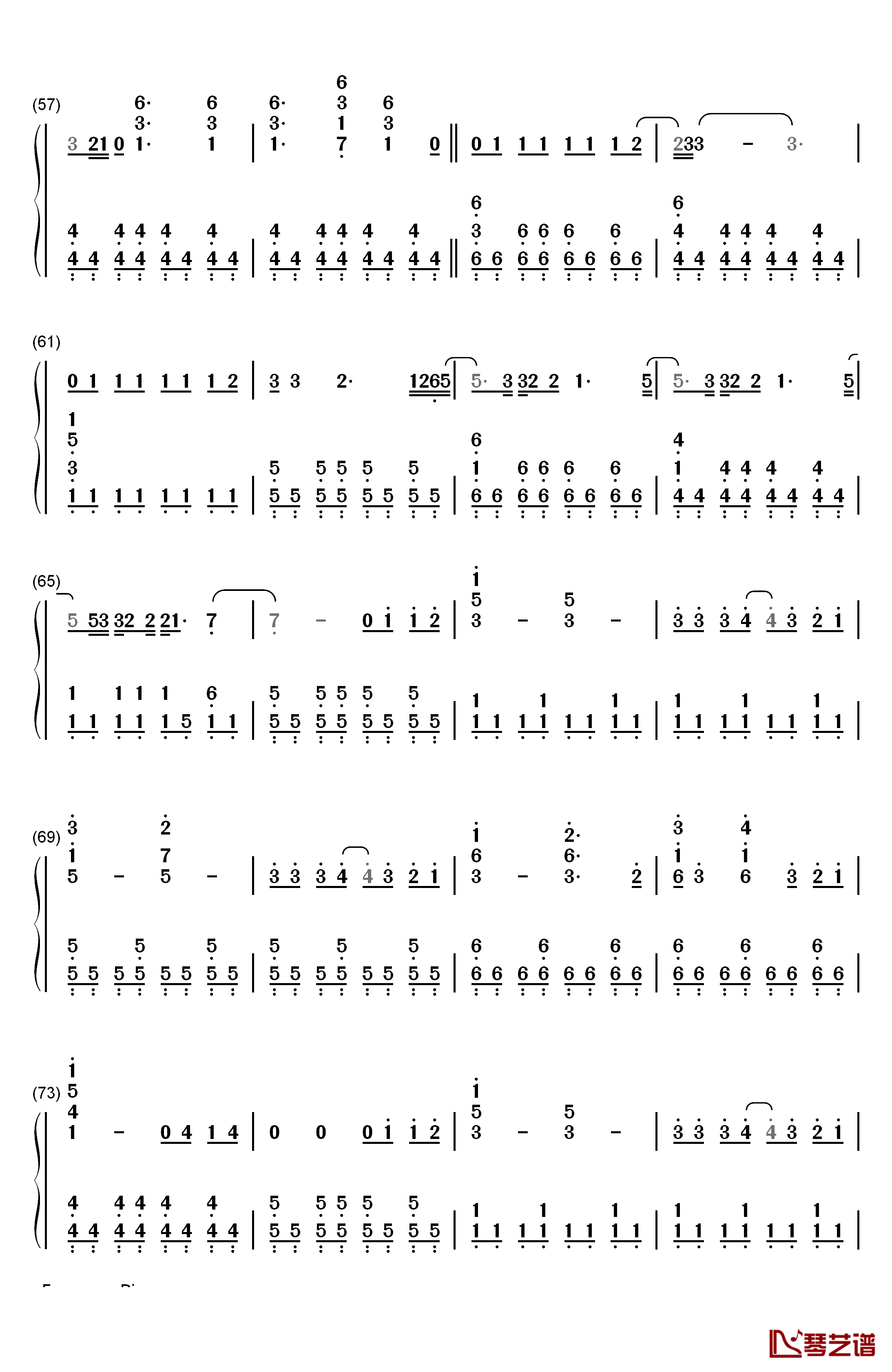 Photograph钢琴简谱-数字双手-Ed Sheeran4