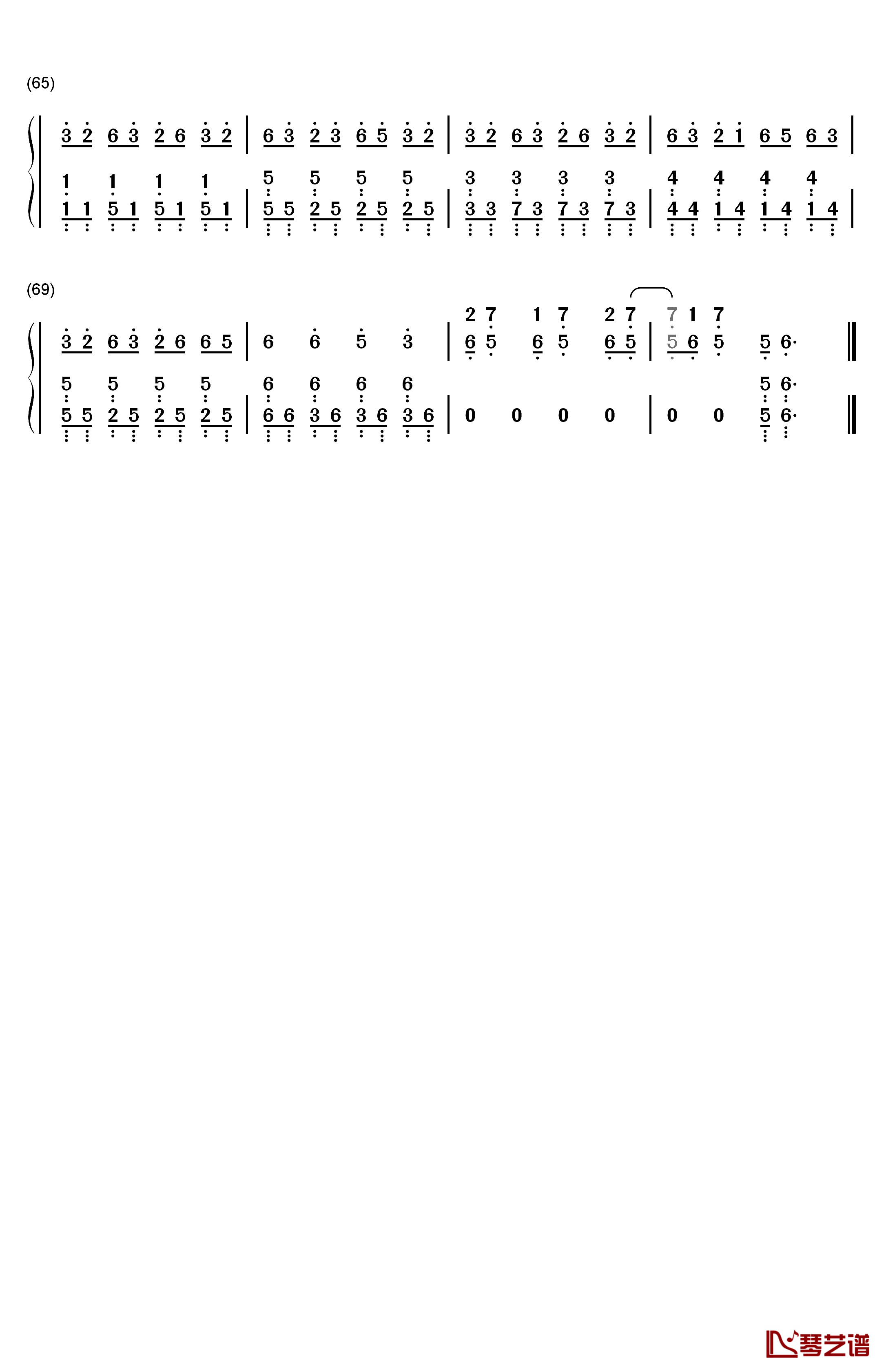 Valkyrie钢琴简谱-数字双手-和乐器乐队4