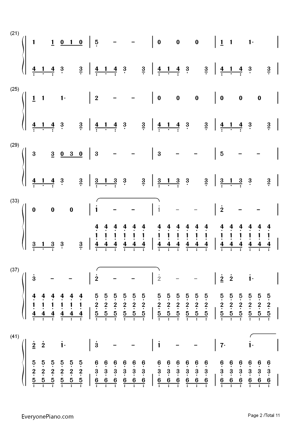 The Kill钢琴简谱-数字双手-30 Seconds to Mars2