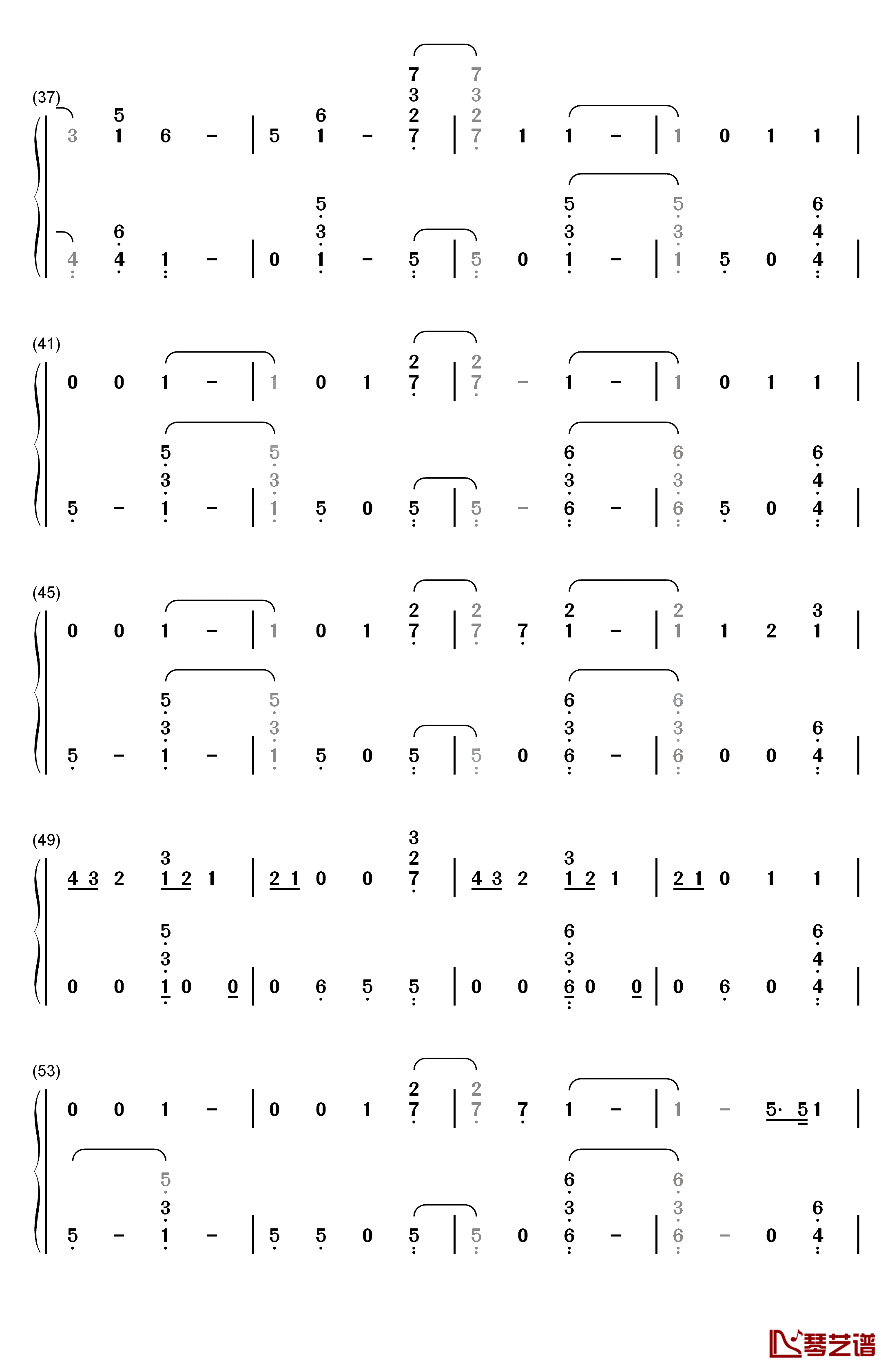 Patient钢琴简谱-数字双手-Charlie Puth3