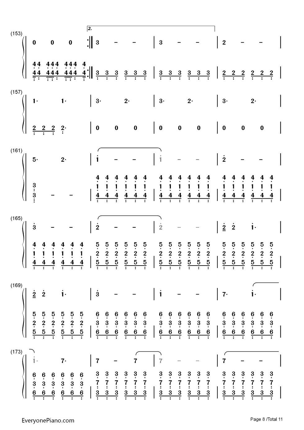 The Kill钢琴简谱-数字双手-30 Seconds to Mars8