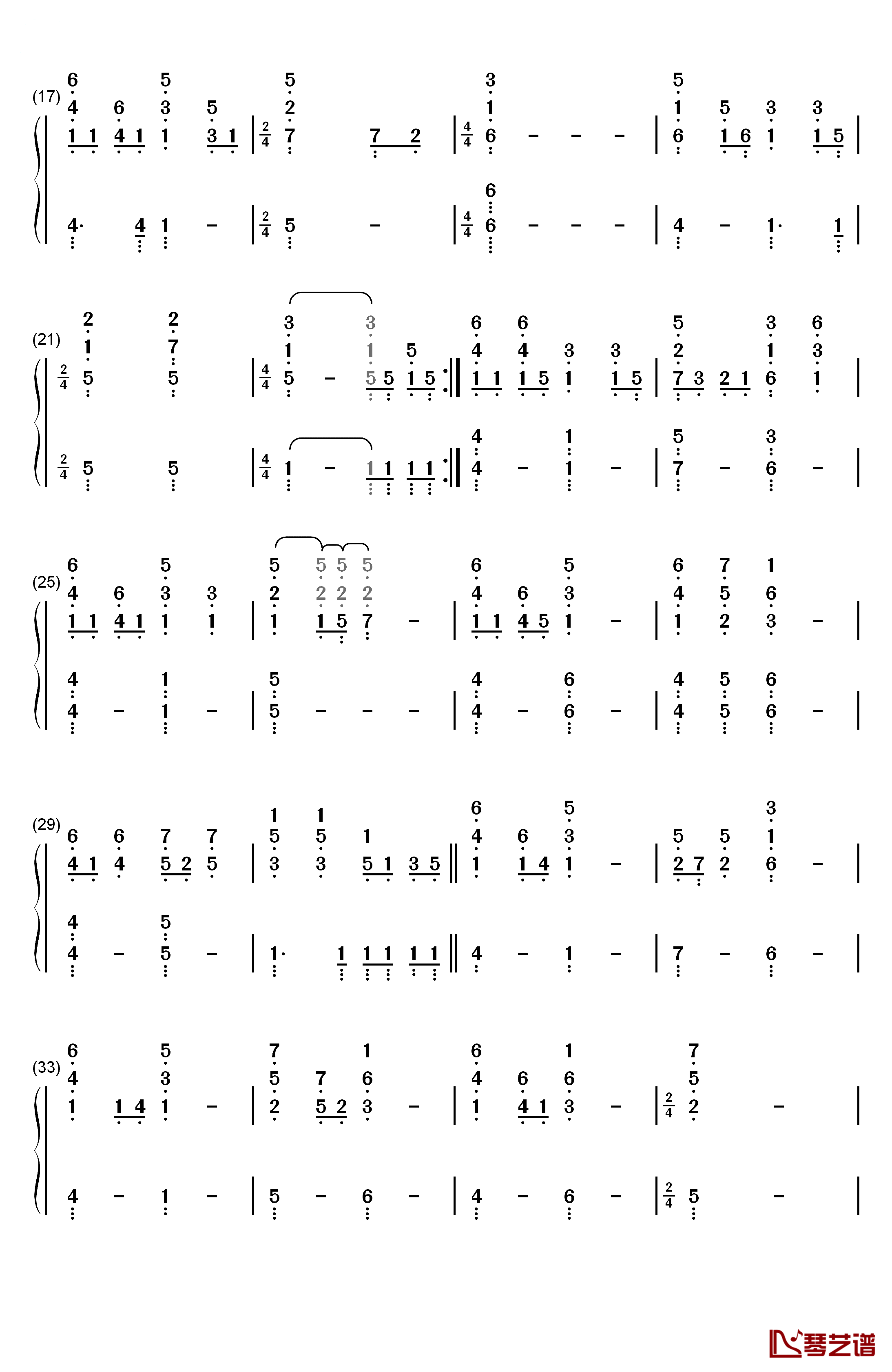 10000 Reasons (Bless the Lord)钢琴简谱-数字双手-Matt Redman2