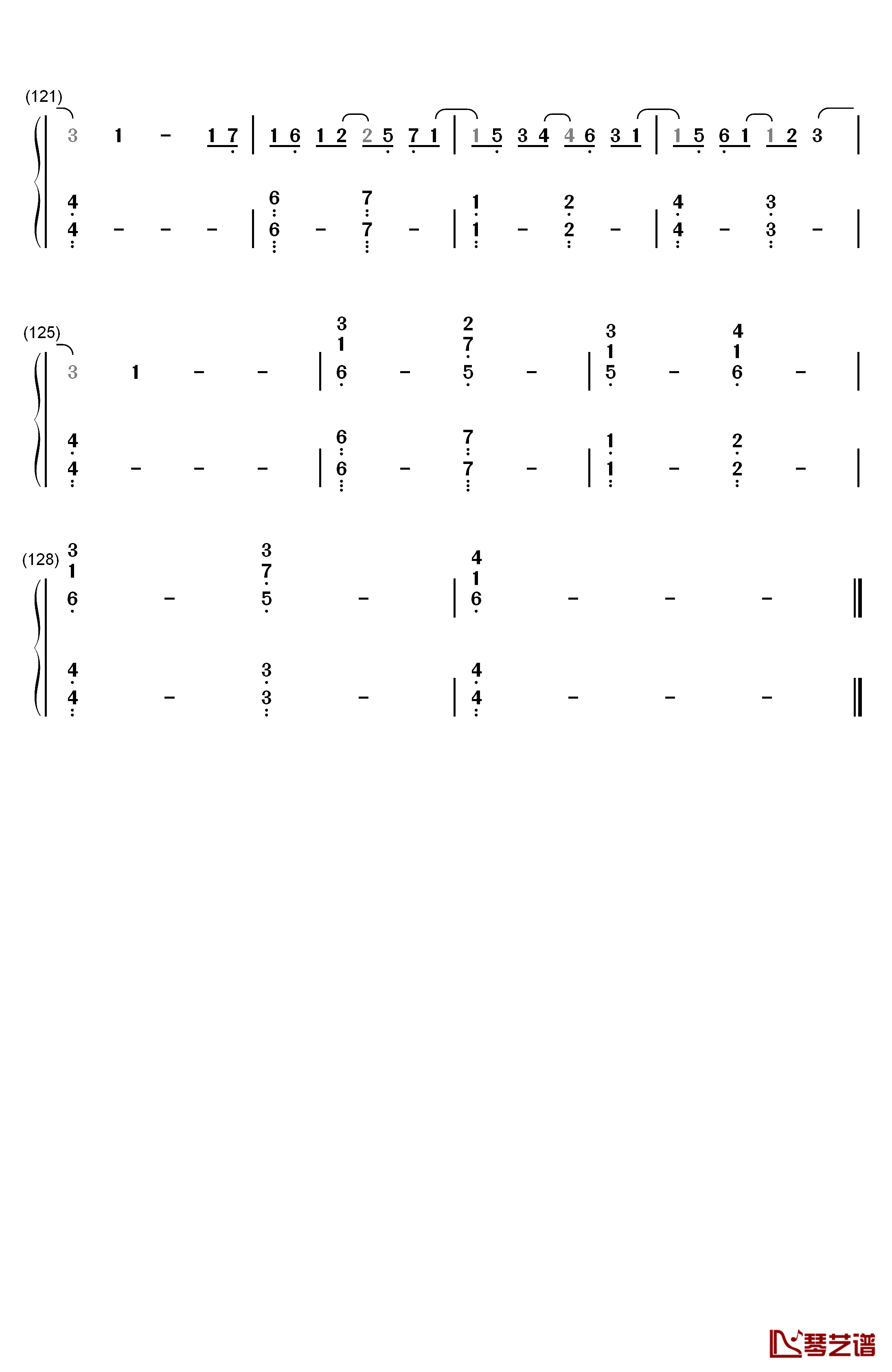 Craigie Hill钢琴简谱-数字双手-Cara Dillon7