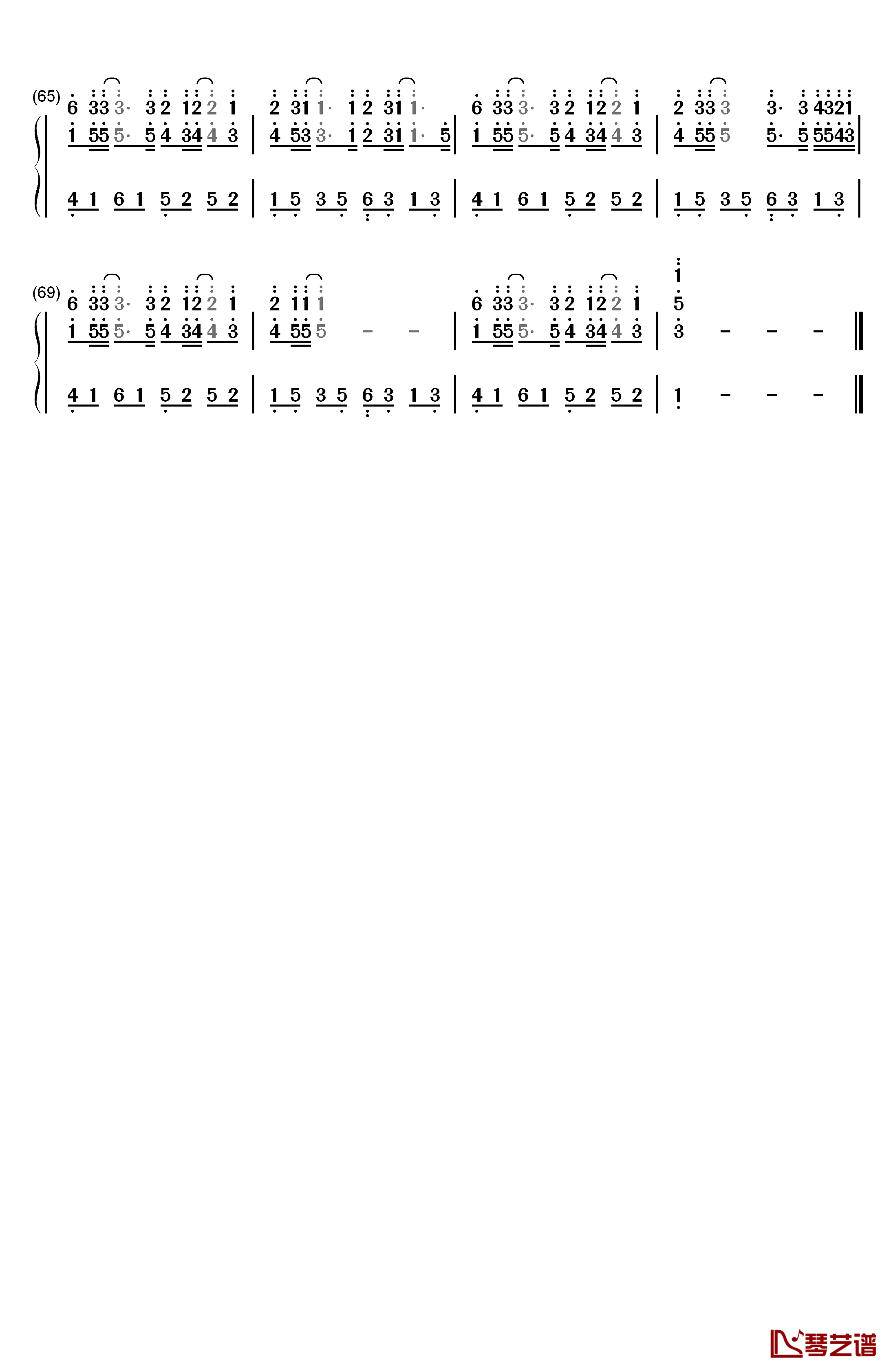 Meaningful Ways钢琴简谱-数字双手-Kondor4