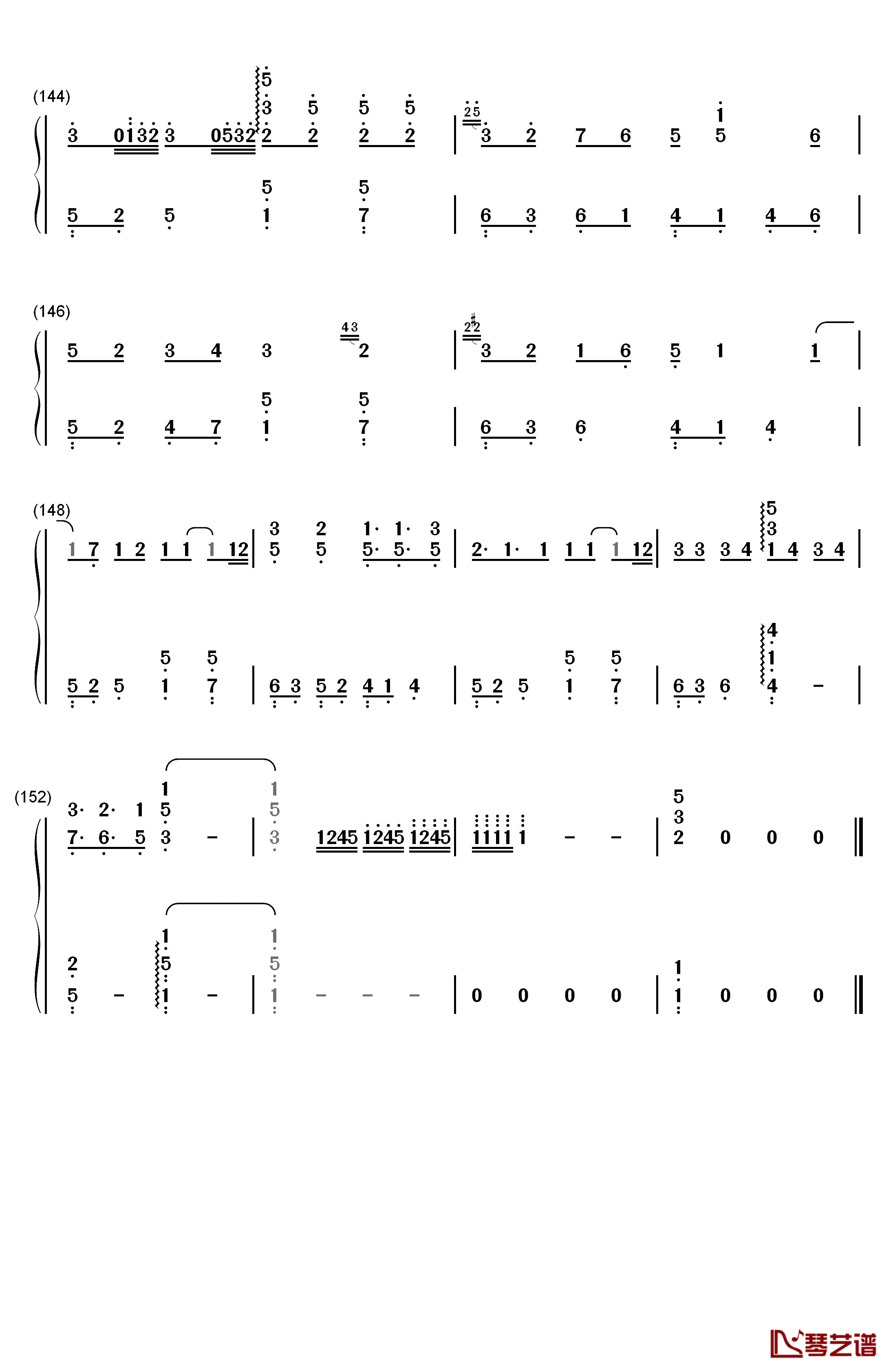 Get Wild钢琴简谱-数字双手-TM Network9