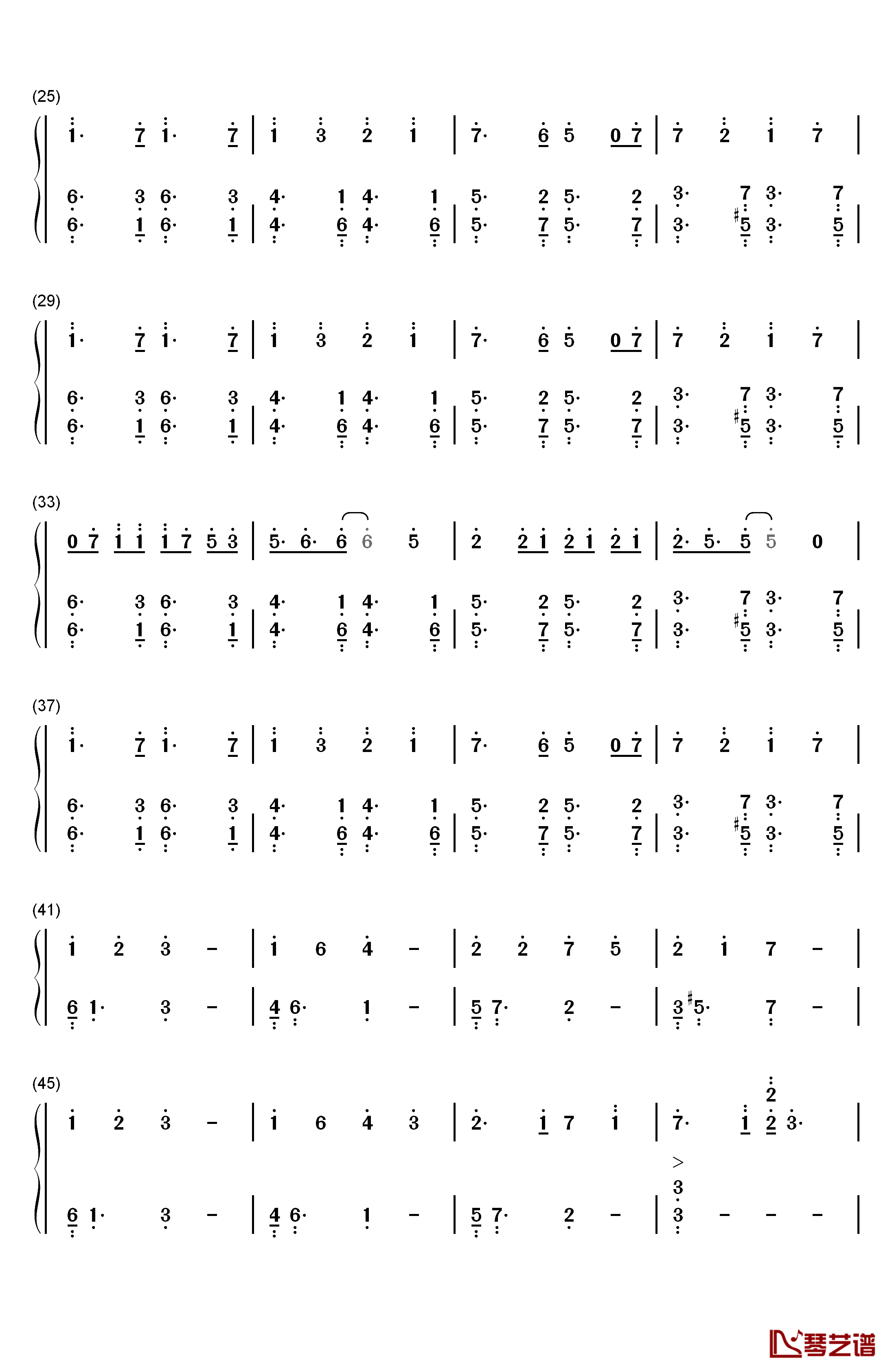 Different World钢琴简谱-数字双手-Alan Walker K-391 Sofia Carson CORSAK2