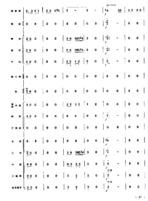 向往总谱25-32简谱1