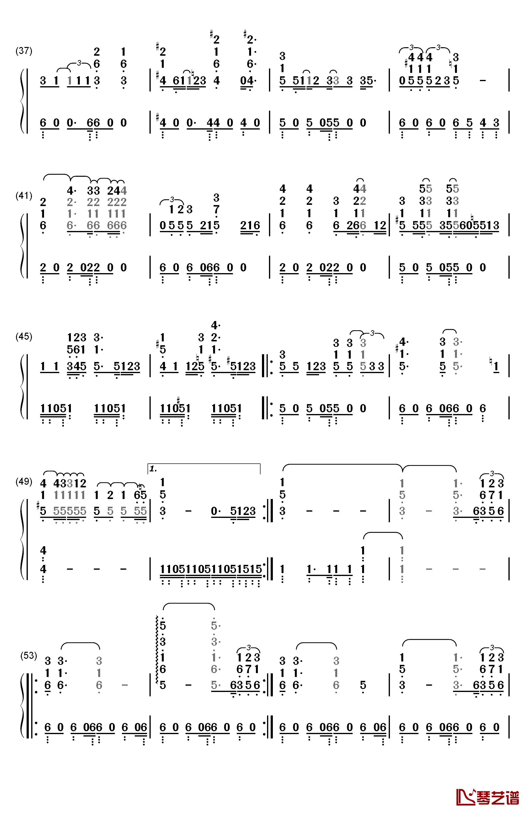 If I Was Your Woman/Walk On By钢琴简谱-数字双手-Alicia Keys3