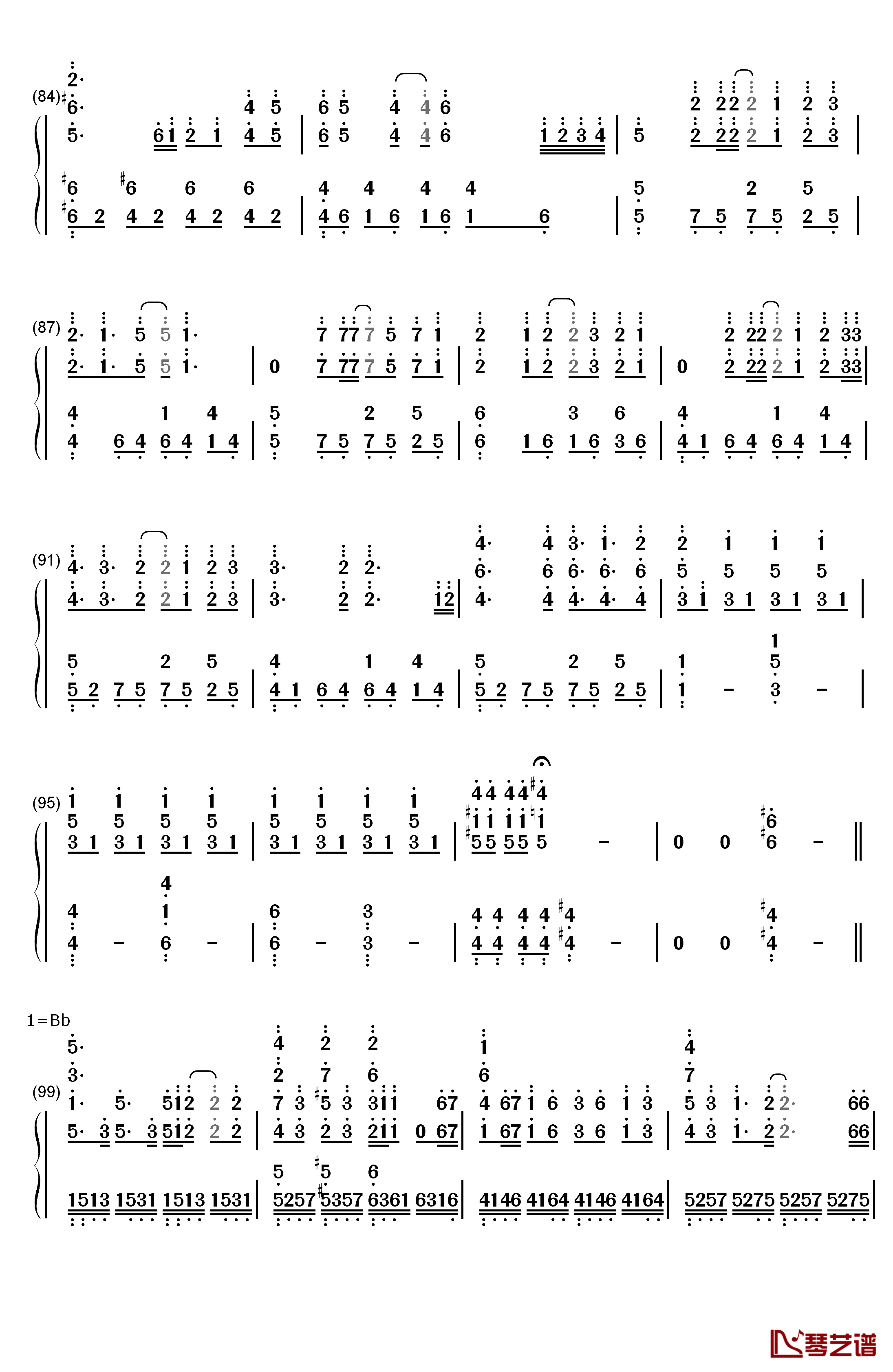 きみも悪い人でよかった钢琴简谱-数字双手-初音未来5