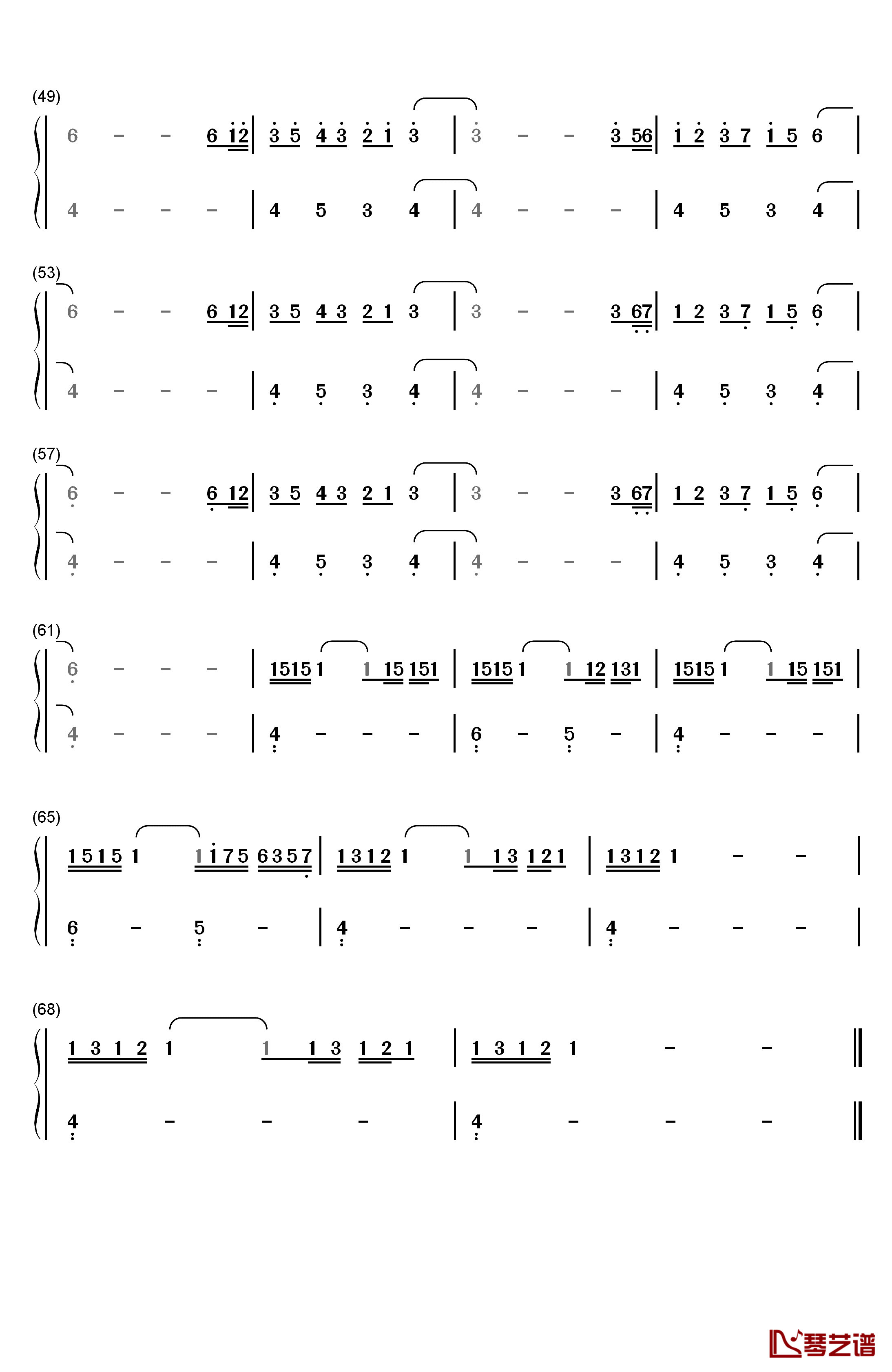 デート钢琴简谱-数字双手-RADWIMPS3