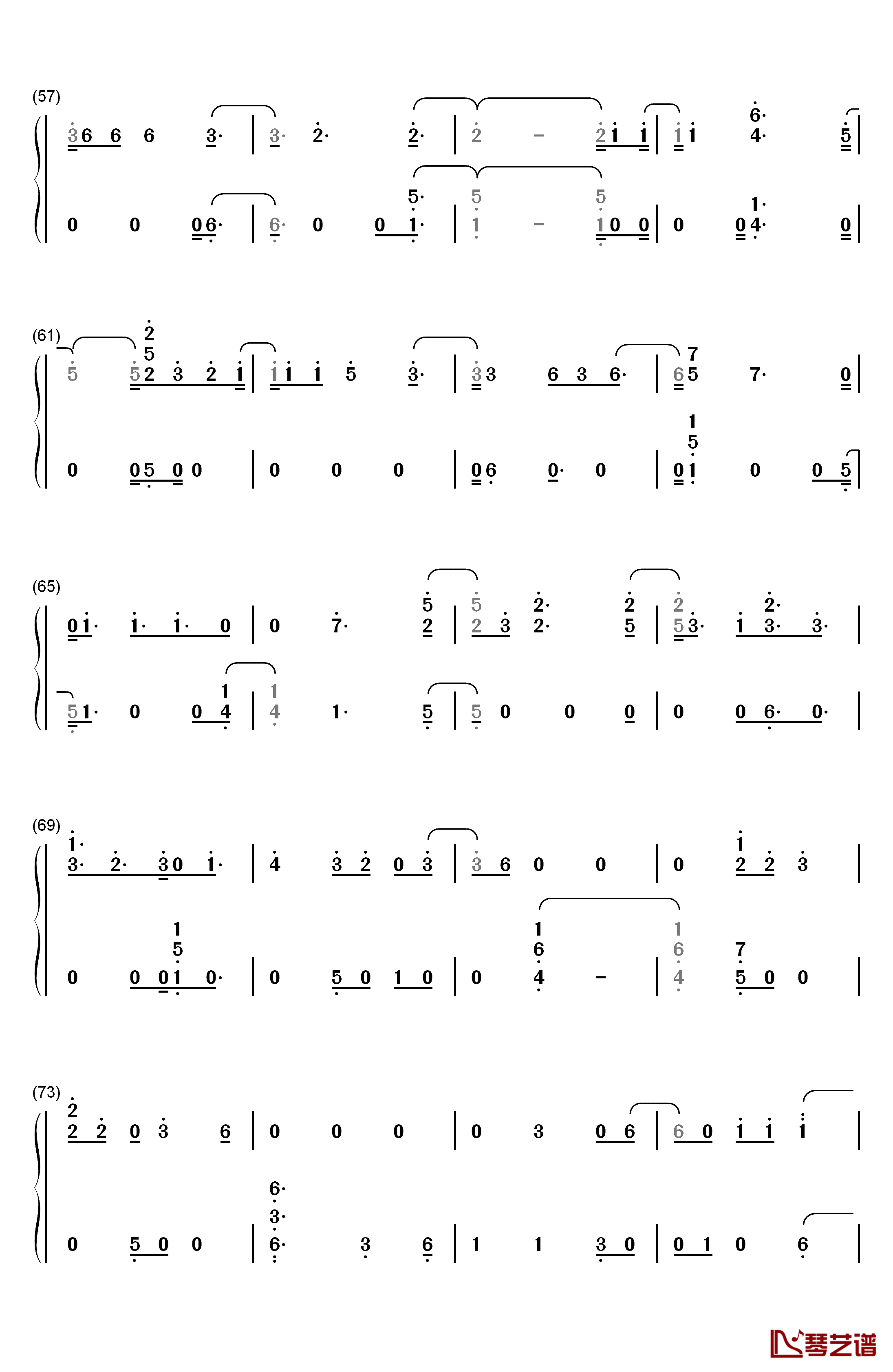 Hola Hola钢琴简谱-数字双手-KARD4