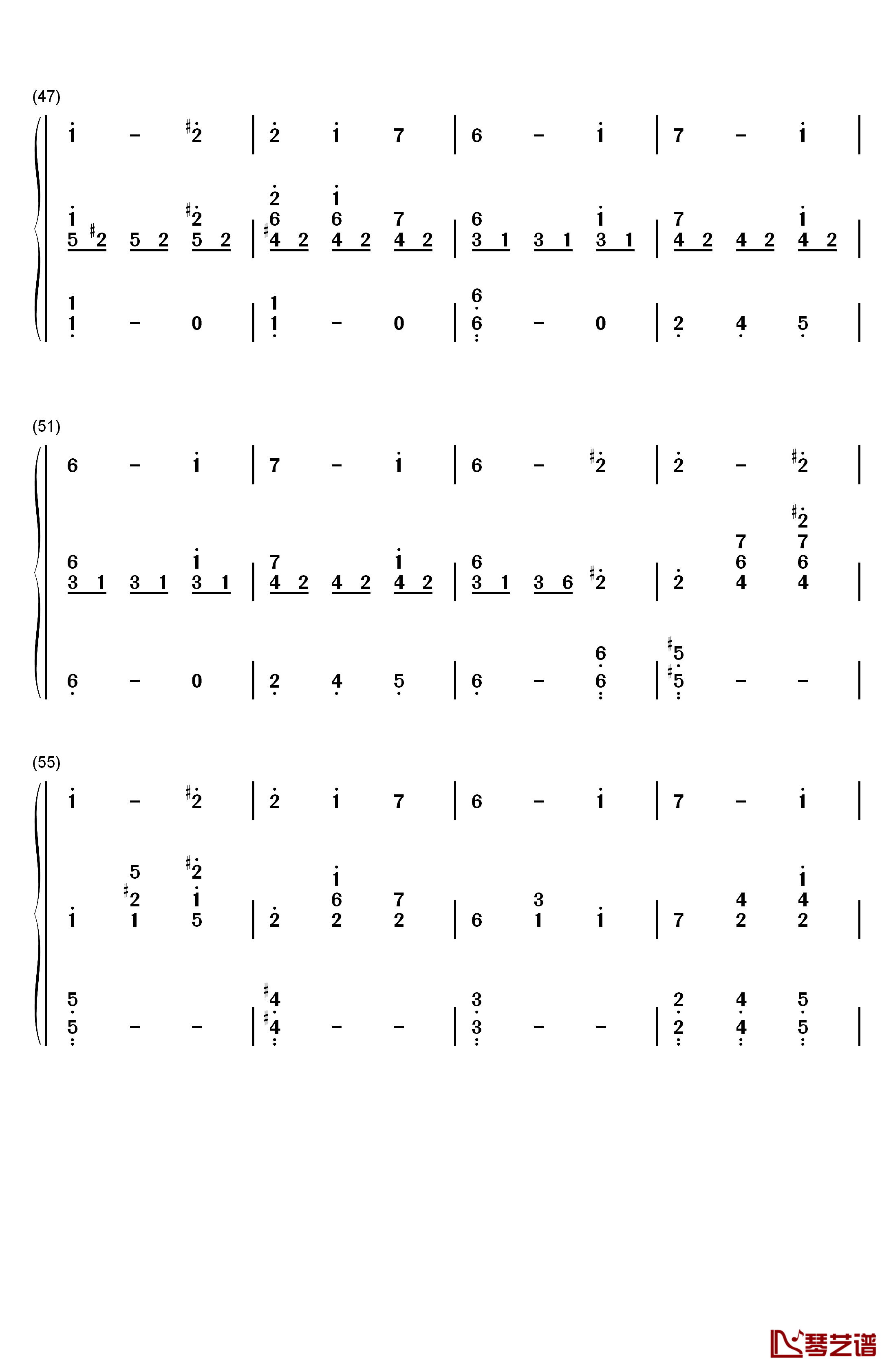 Jack's Lament钢琴简谱-数字双手-Danny Elfman6