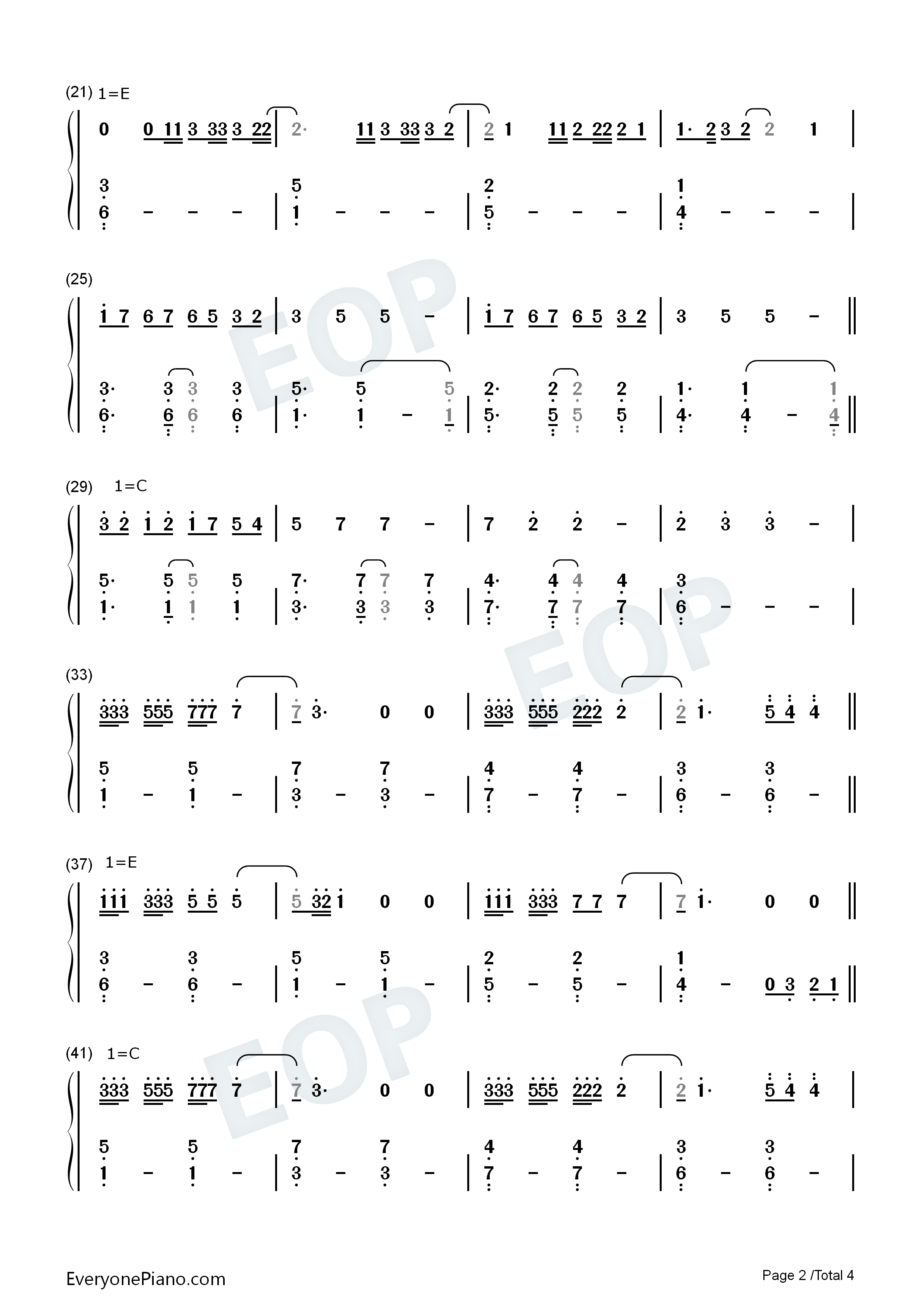 Didnt I钢琴简谱-OneRepublic演唱2