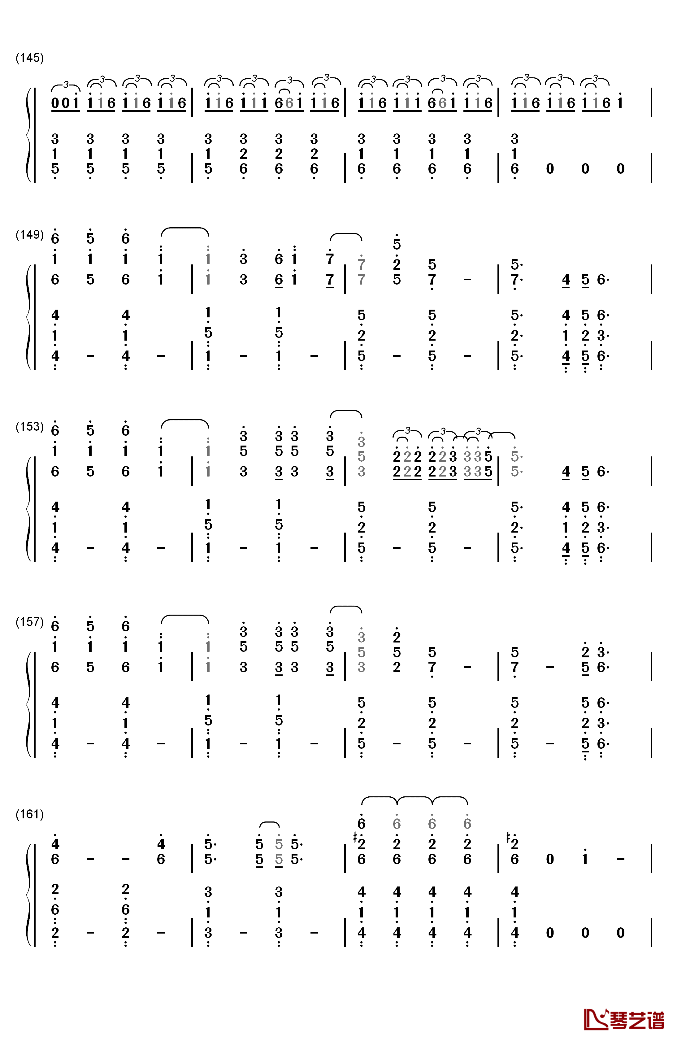 Migraine钢琴简谱-数字双手-Twenty One Pilots8