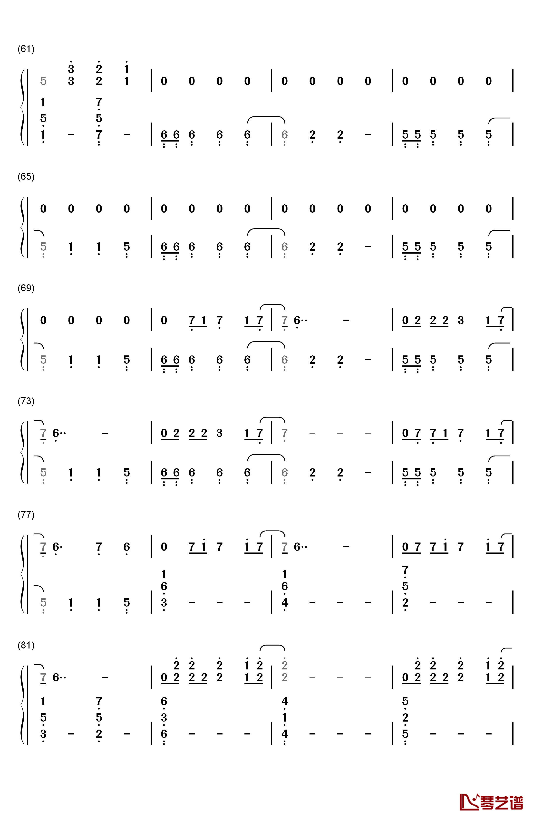 Polarize钢琴简谱-数字双手-Twenty One Pilots4