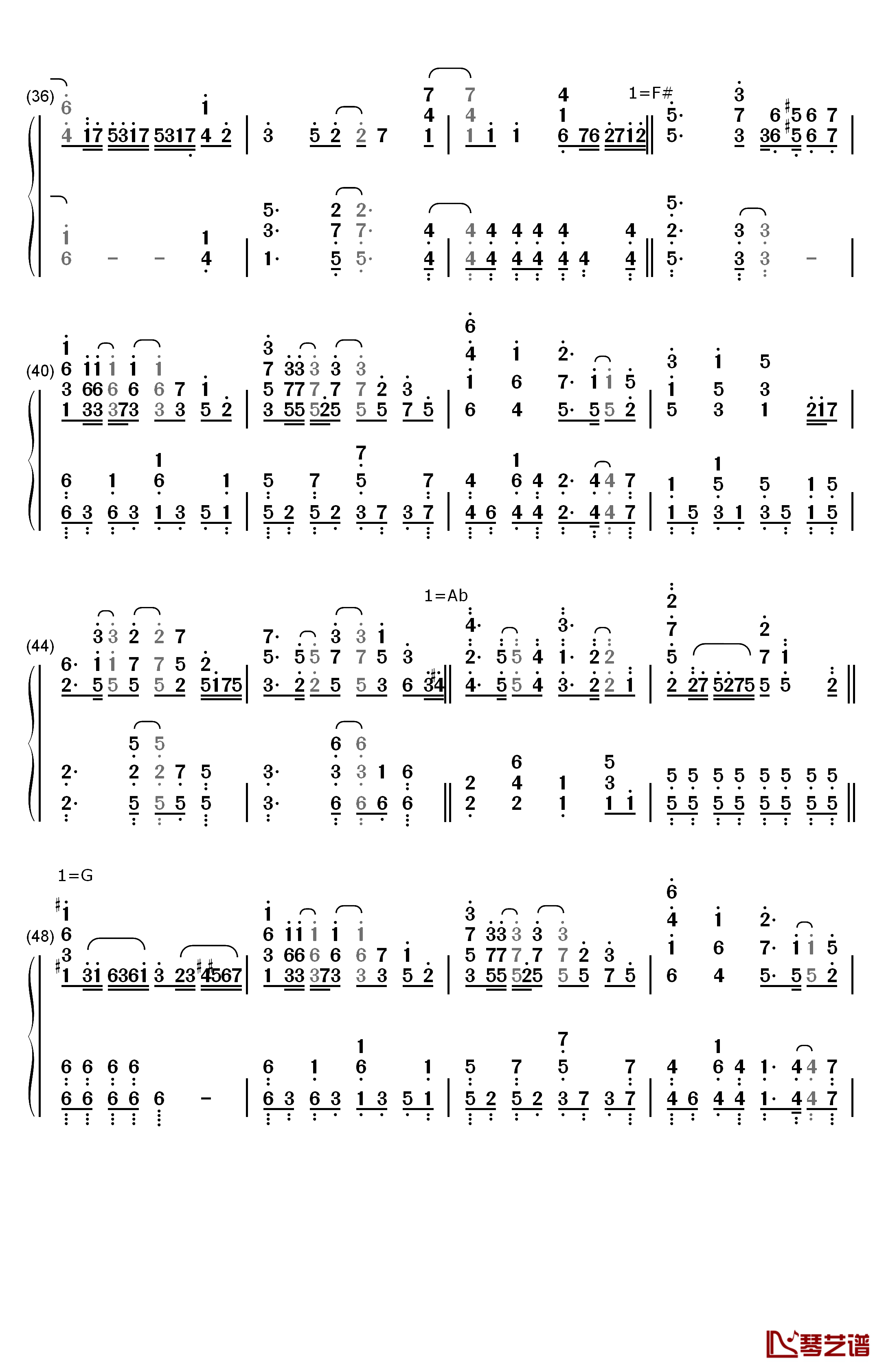 Synchrogazer钢琴简谱-数字双手-水树奈々3