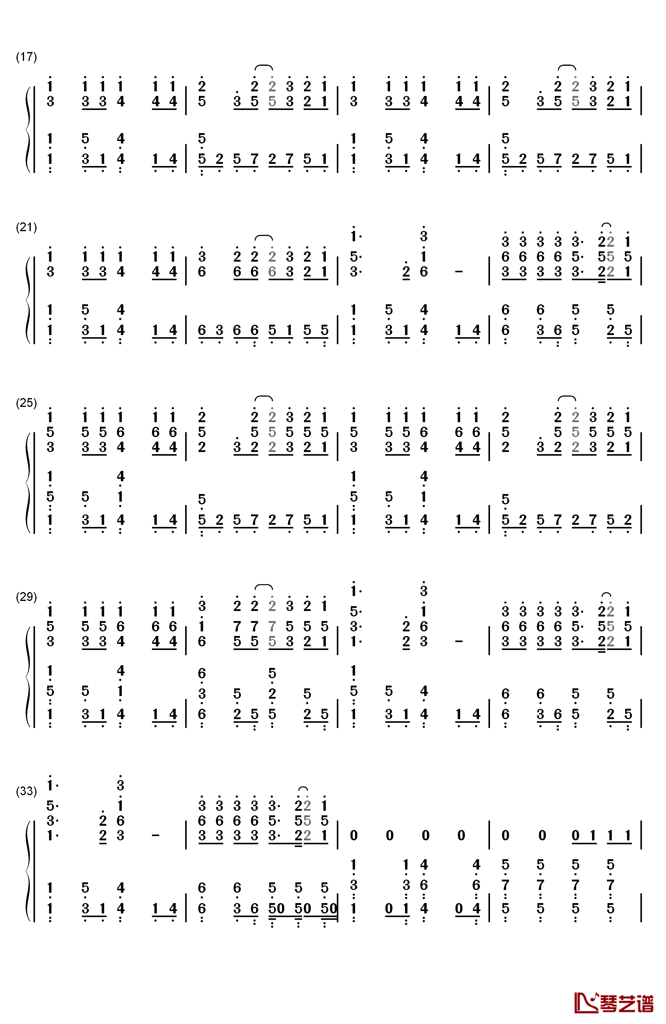 What Makes You Beautiful钢琴简谱-数字双手-One Direction2