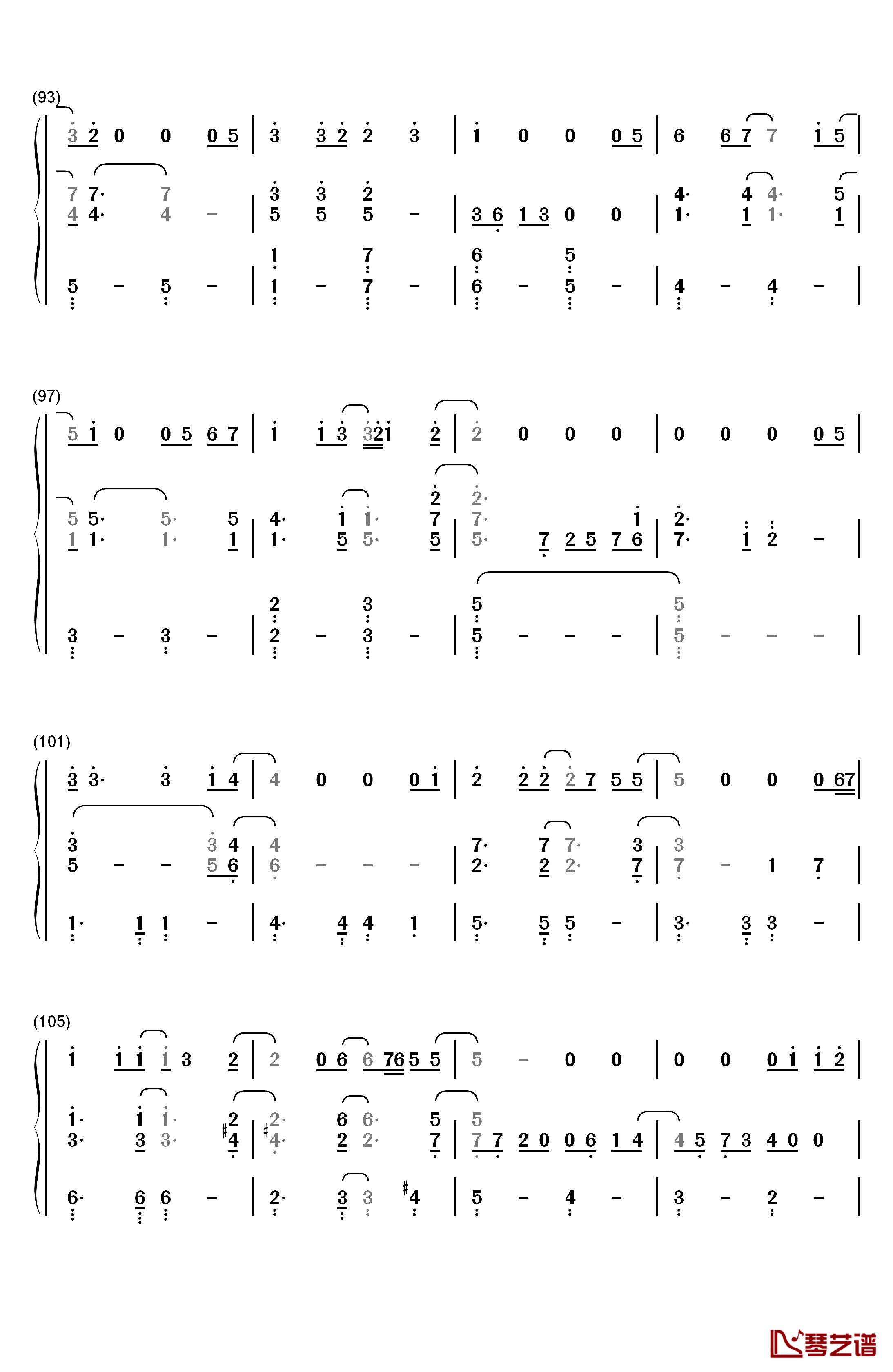 Sometimes When We Touch钢琴简谱-数字双手-Dan Hill7