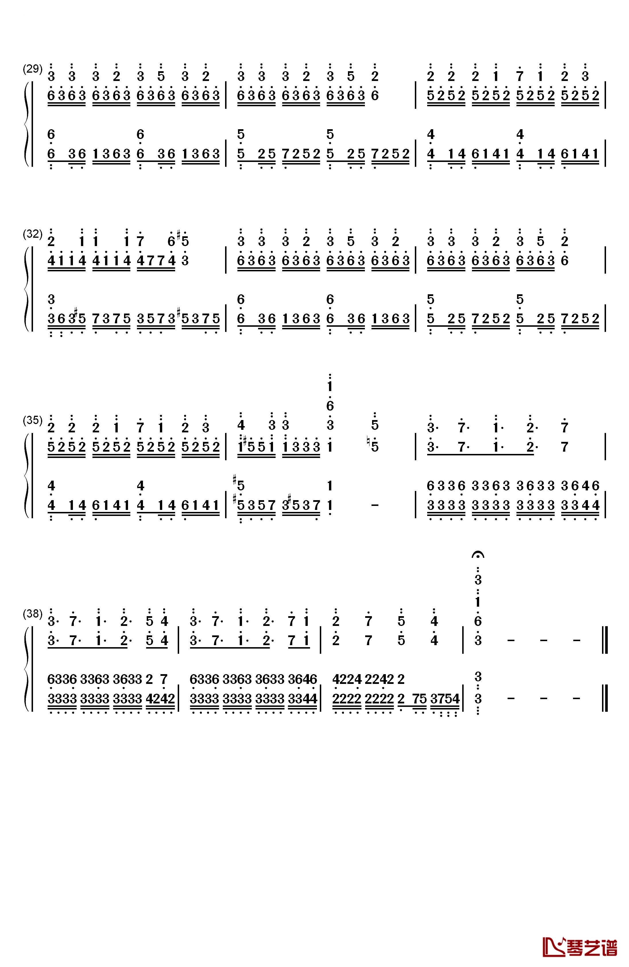 唯心論钢琴简谱-数字双手-巡音ルカ3