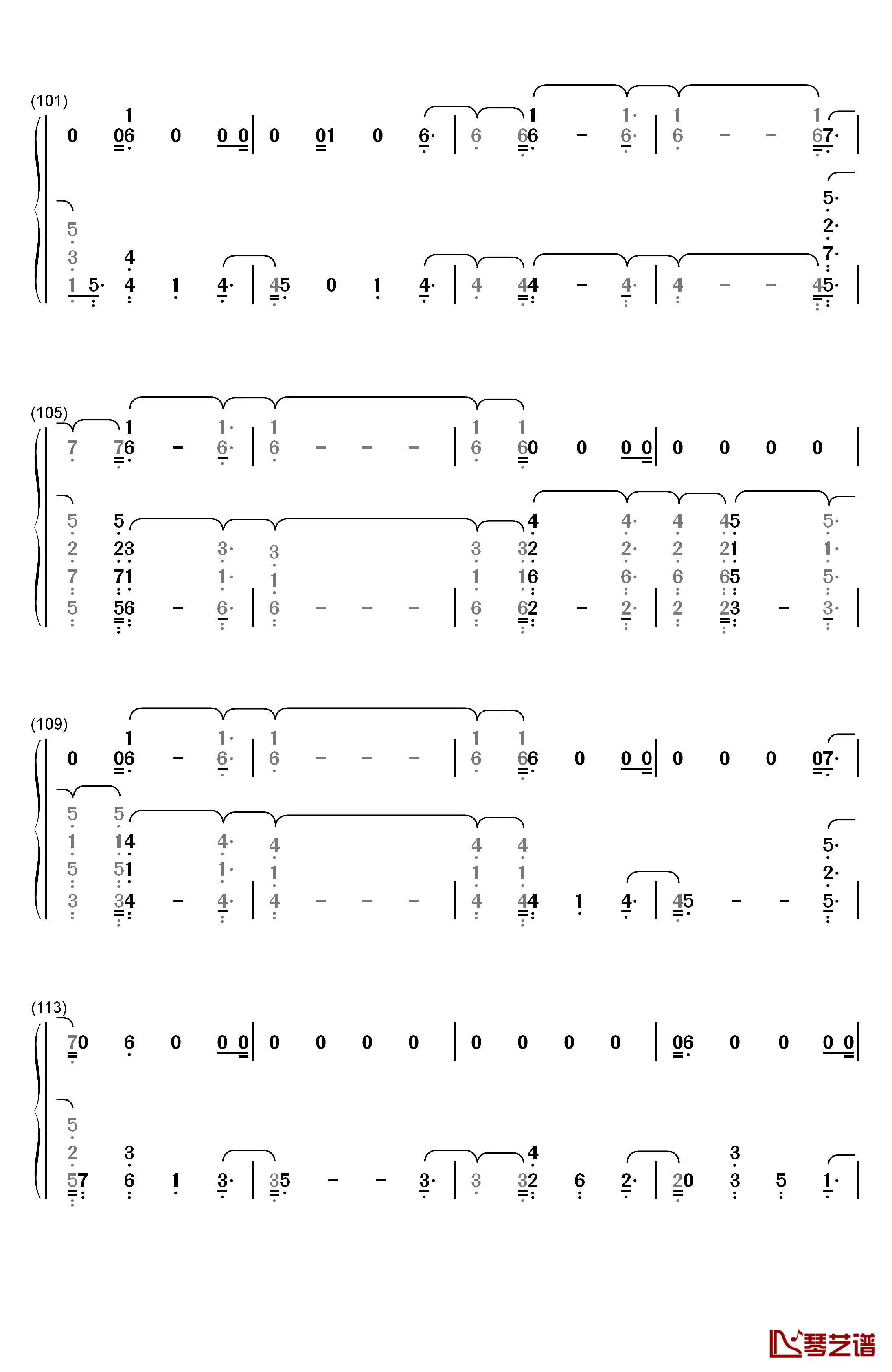 We Could Go Back钢琴简谱-数字双手-Jonas Blue6