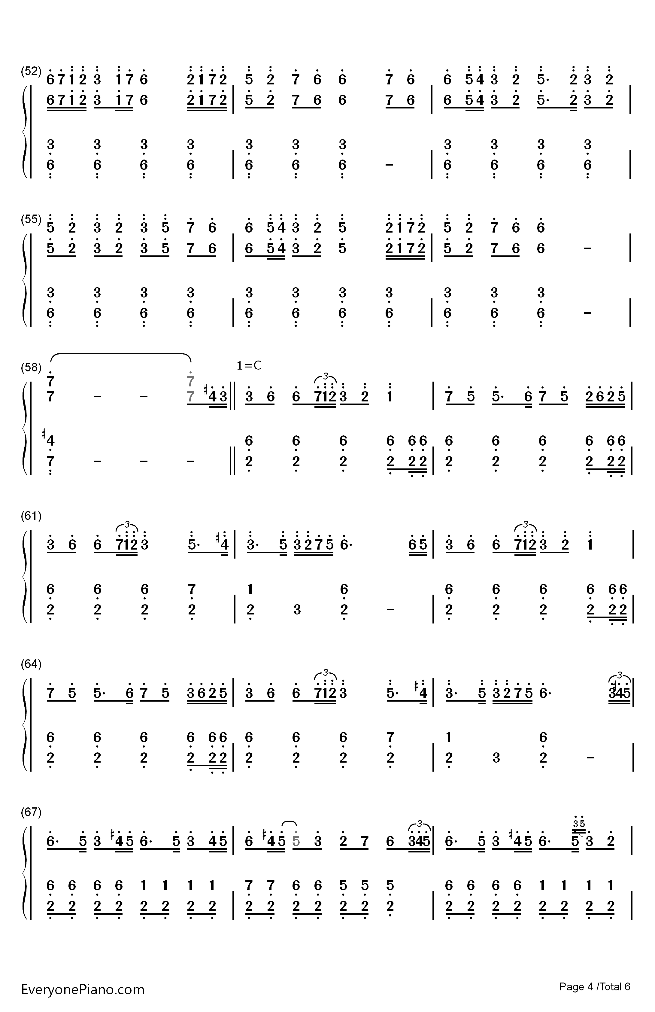 The Battle of Aughrim钢琴简谱-数字双手-Na Casaidigh4