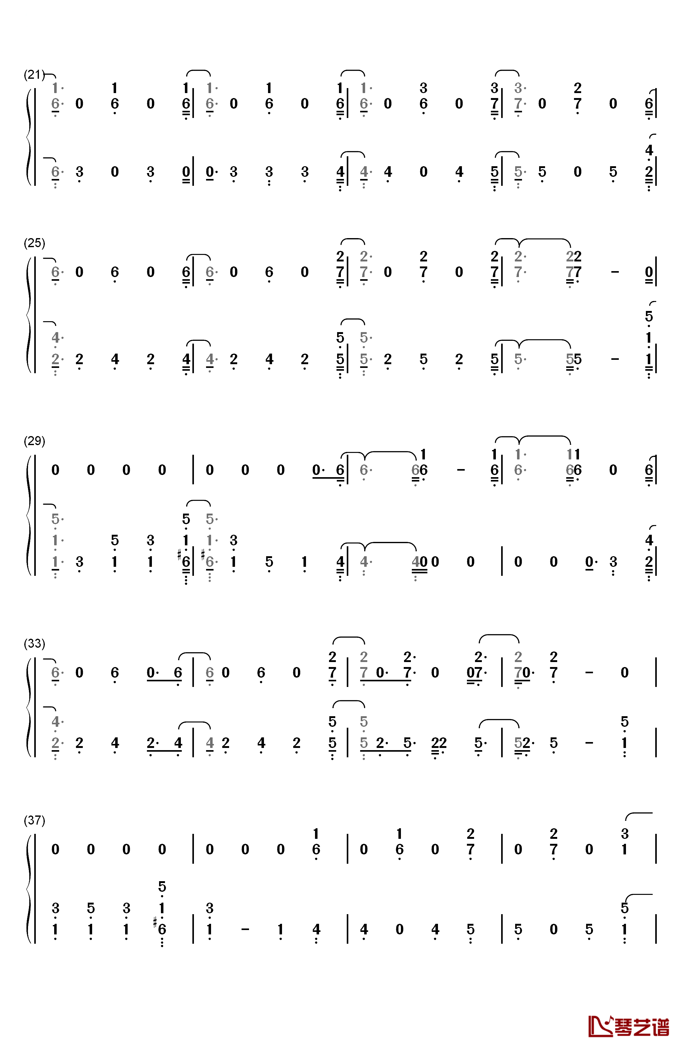 Free Me钢琴简谱-数字双手-Sia2