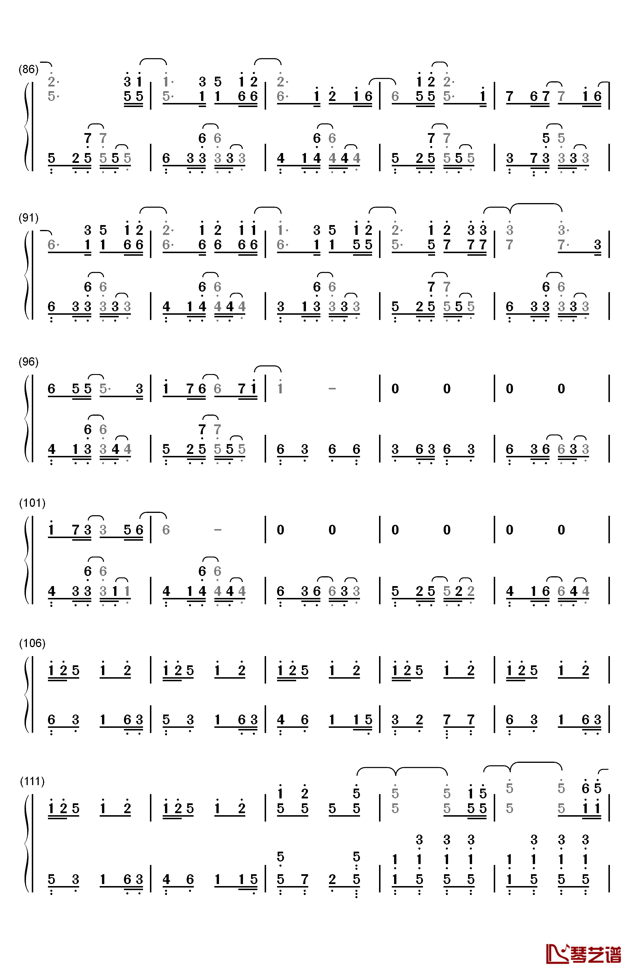 Release My Soul钢琴简谱-数字双手-Aimee Blackschleger4