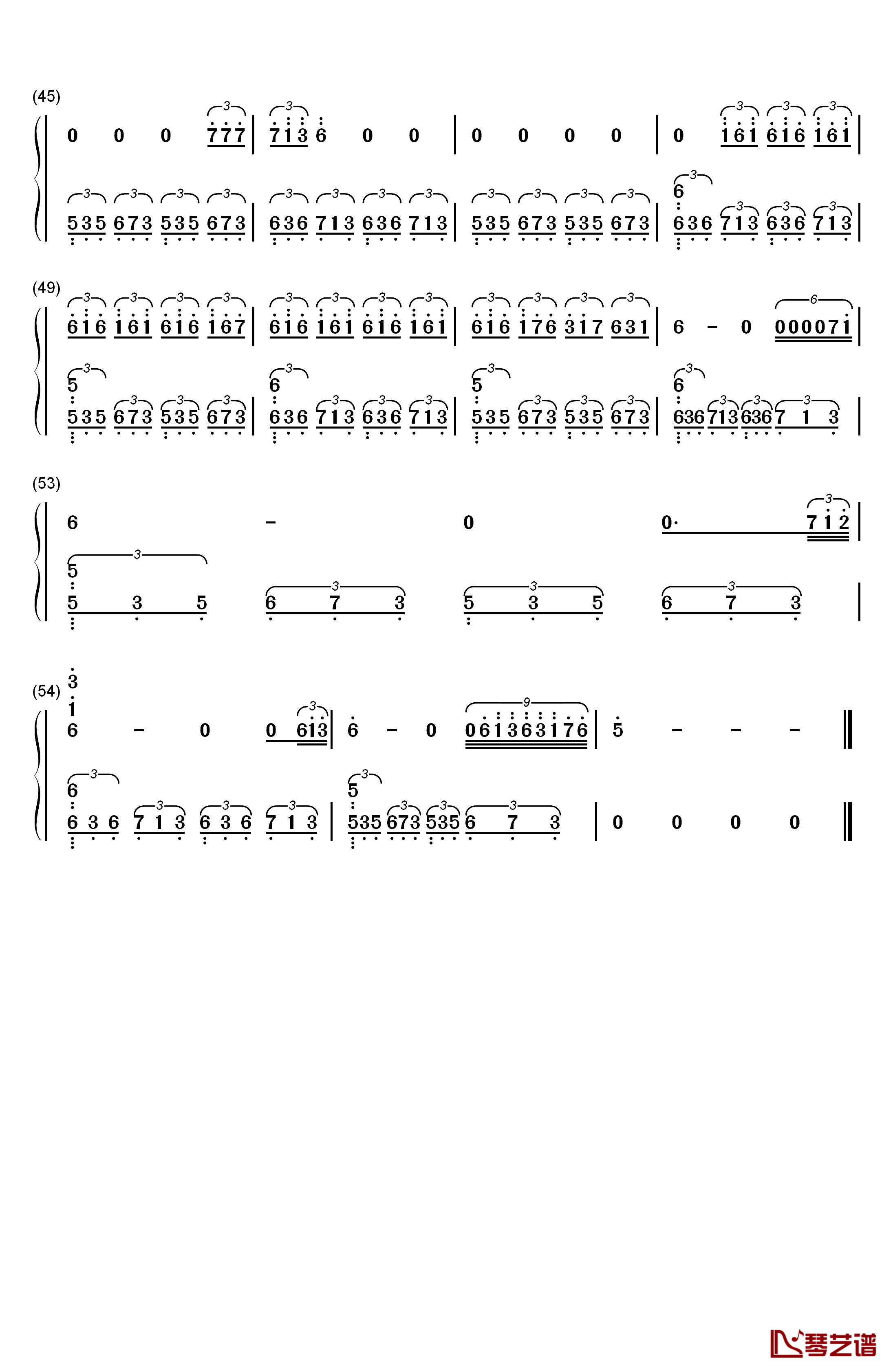 Letting Go钢琴简谱-数字双手-Isaac Shepard3