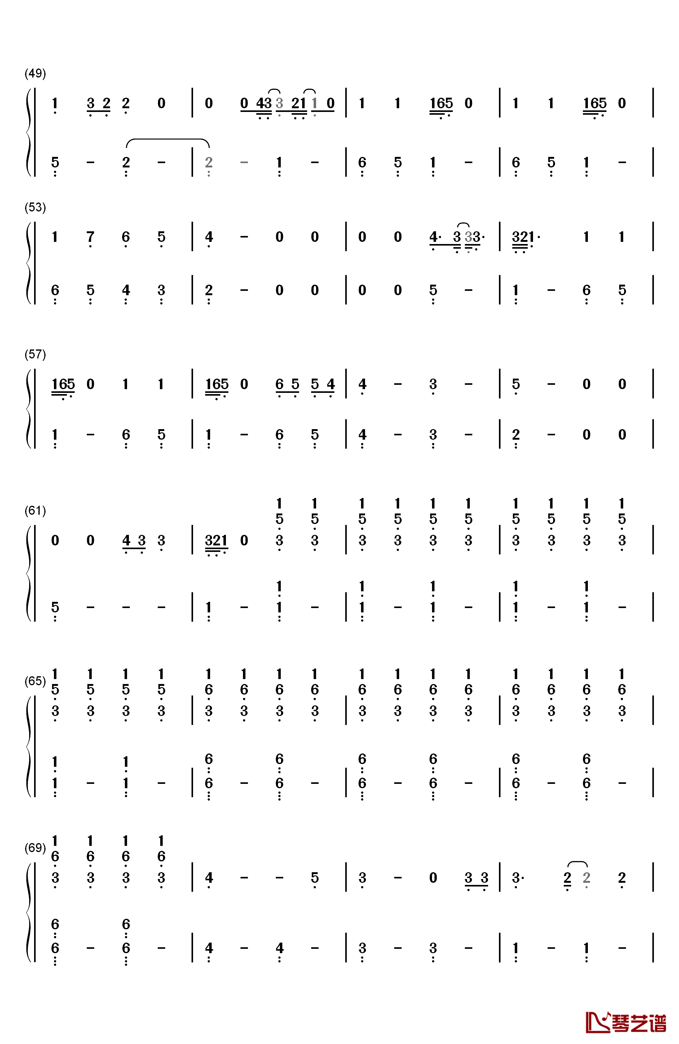 Sweet Creature钢琴简谱-数字双手-Harry Styles3