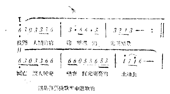 英雄们向暴风雨飞去简谱1