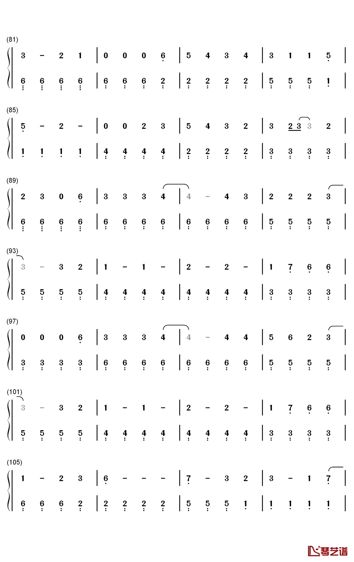 Kings Queens钢琴简谱-Ava Max歌曲-数字双手曲谱4