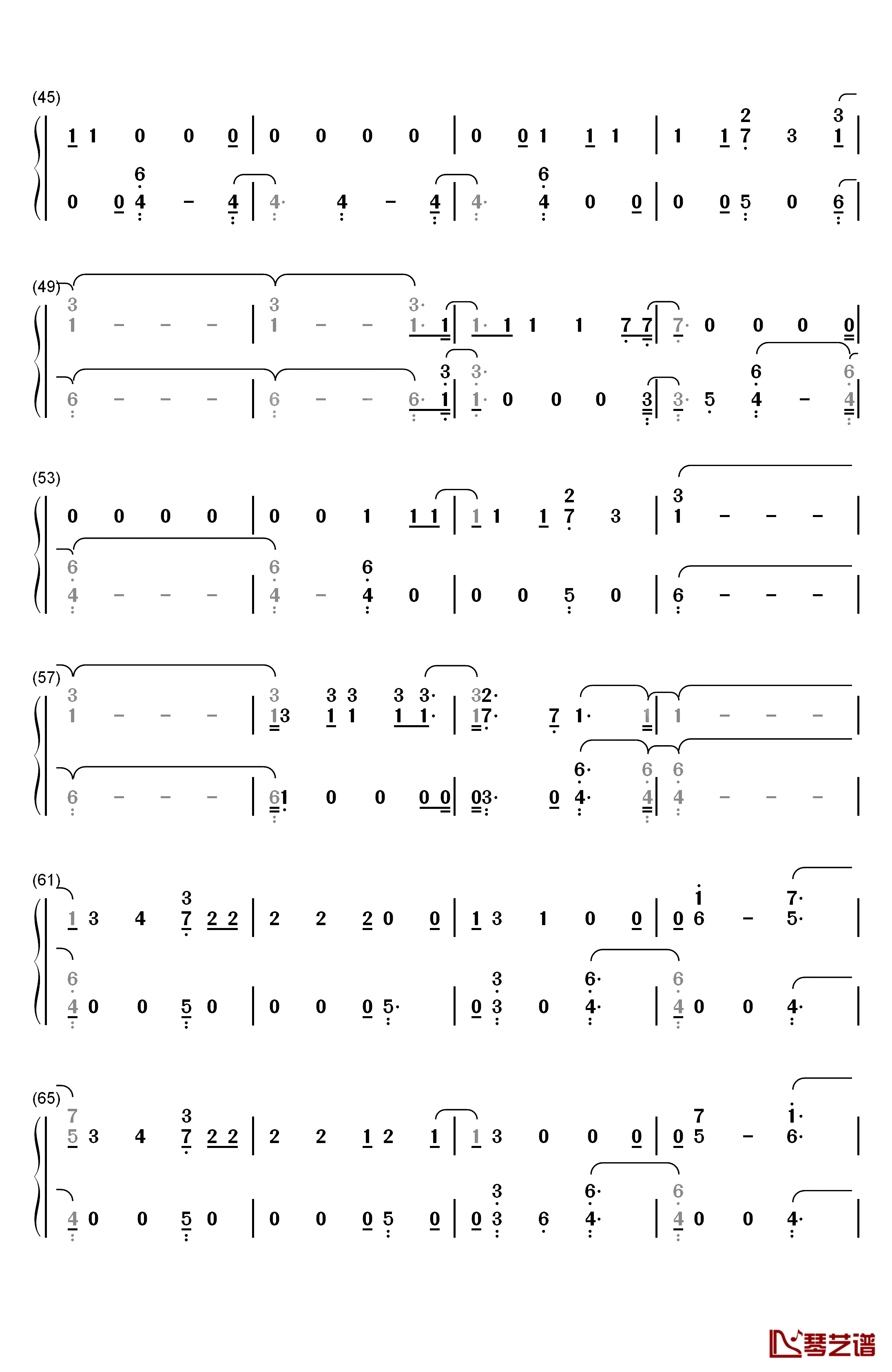 Kiss Me钢琴简谱-数字双手-MAGIC!3