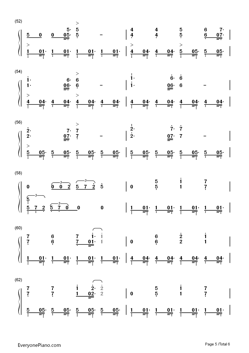 恋をしようよ钢琴简谱-Pico演唱5