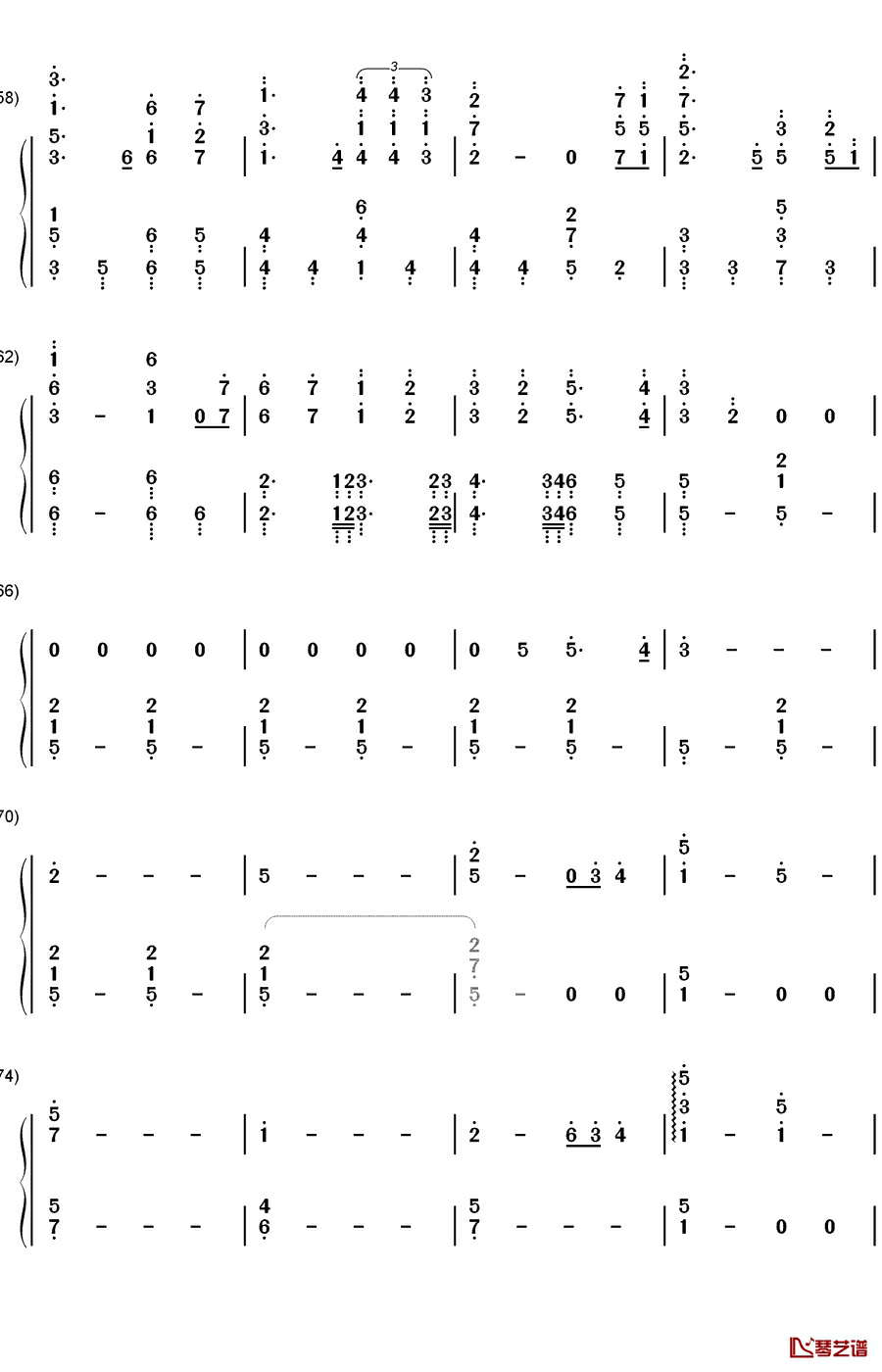 Where Are You Christmas钢琴简谱-数字双手-The Piano Guys4