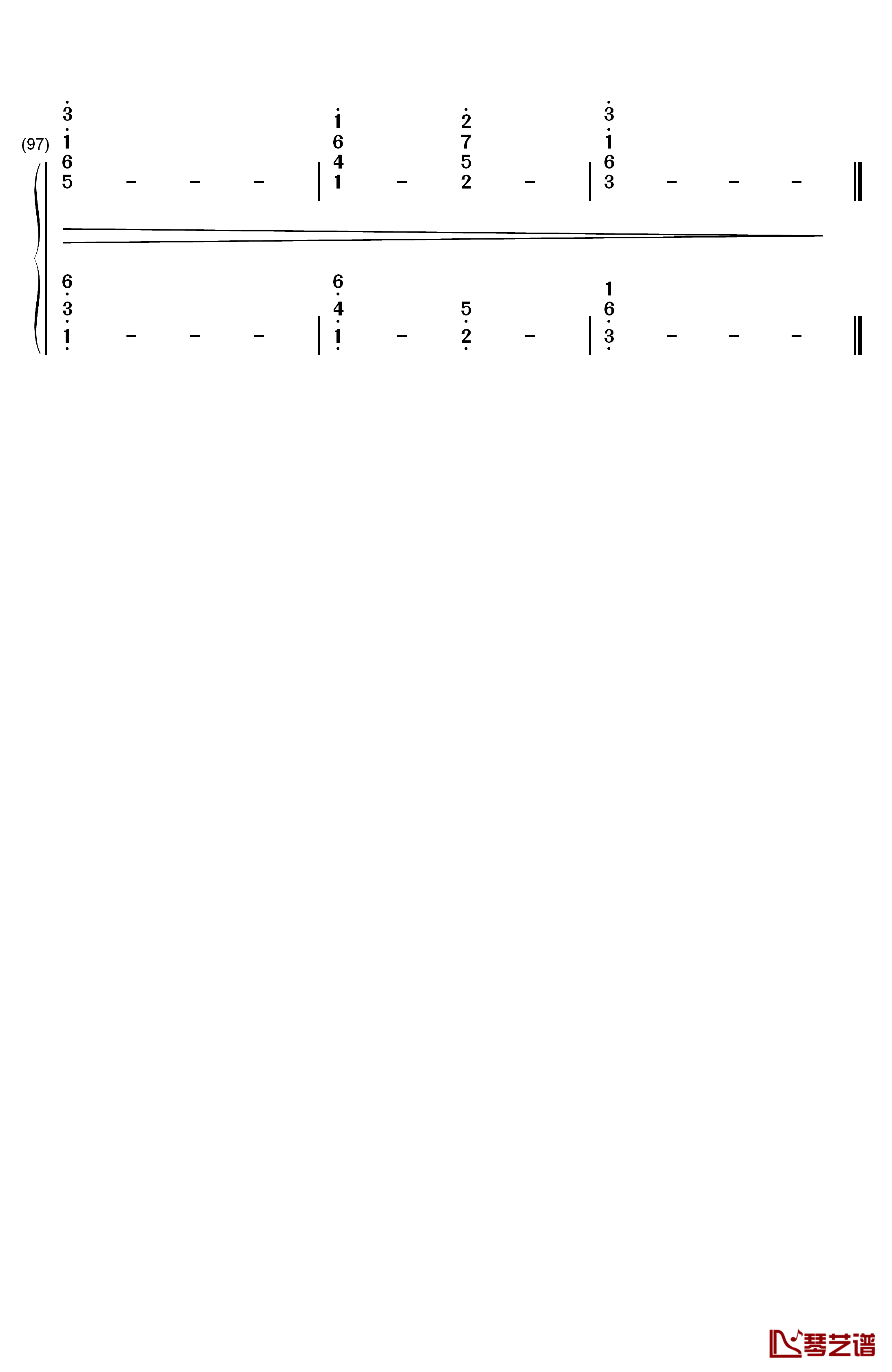 Ocean钢琴简谱-数字双手-B'z7