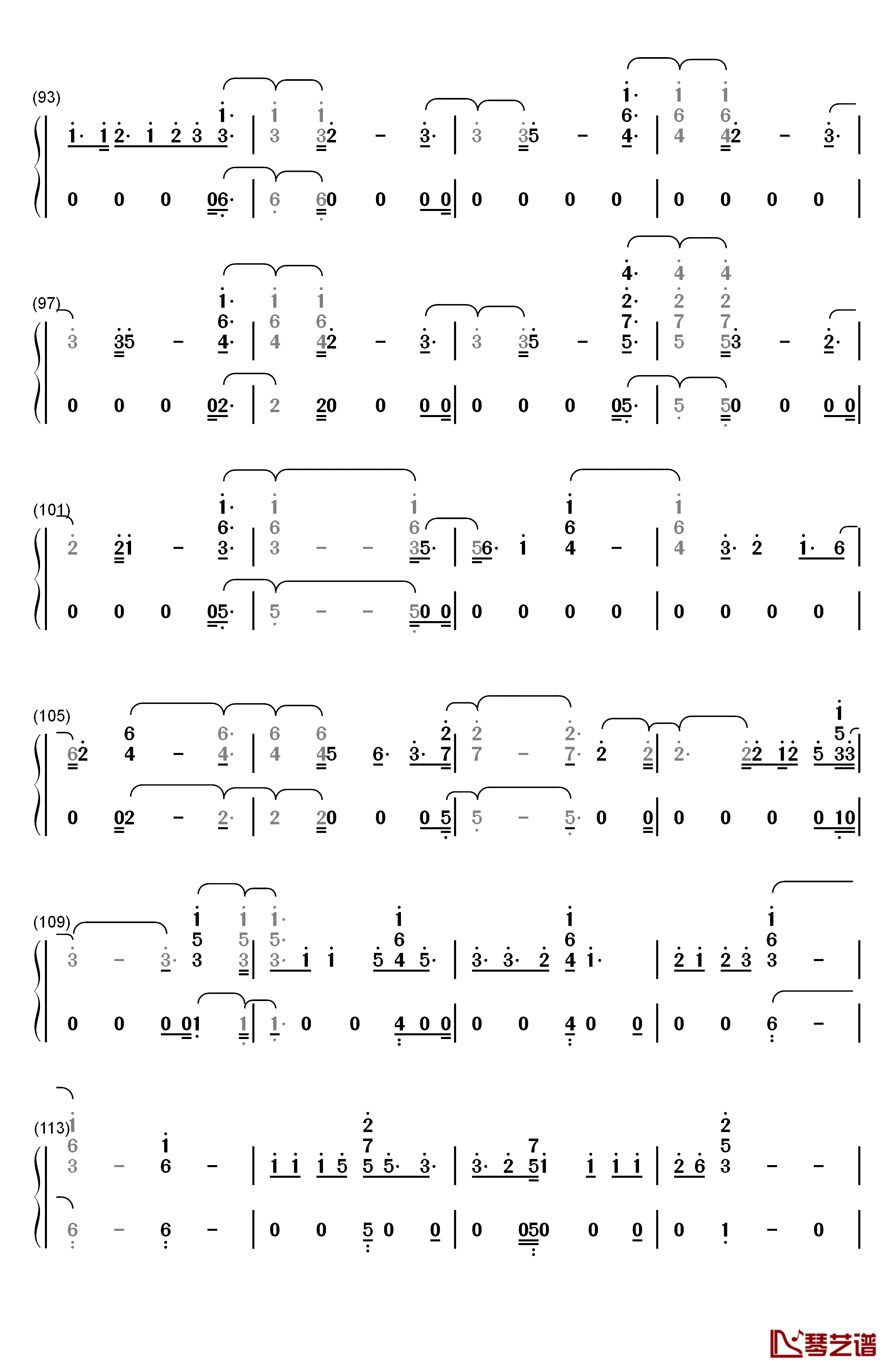 Daddy Issues钢琴简谱-数字双手-Demi Lovato5