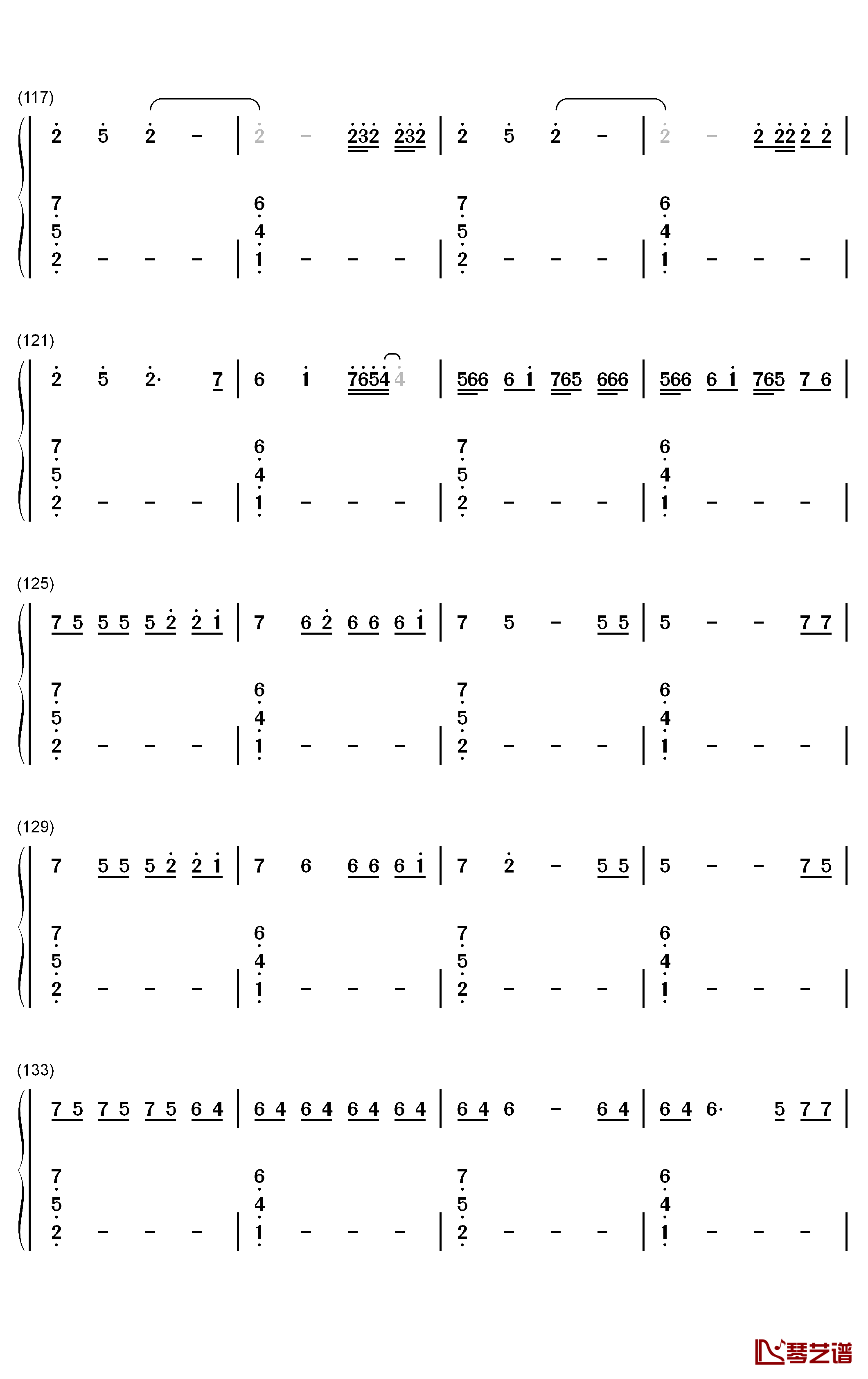 Black Parade钢琴简谱-数字双手-Beyoncé7