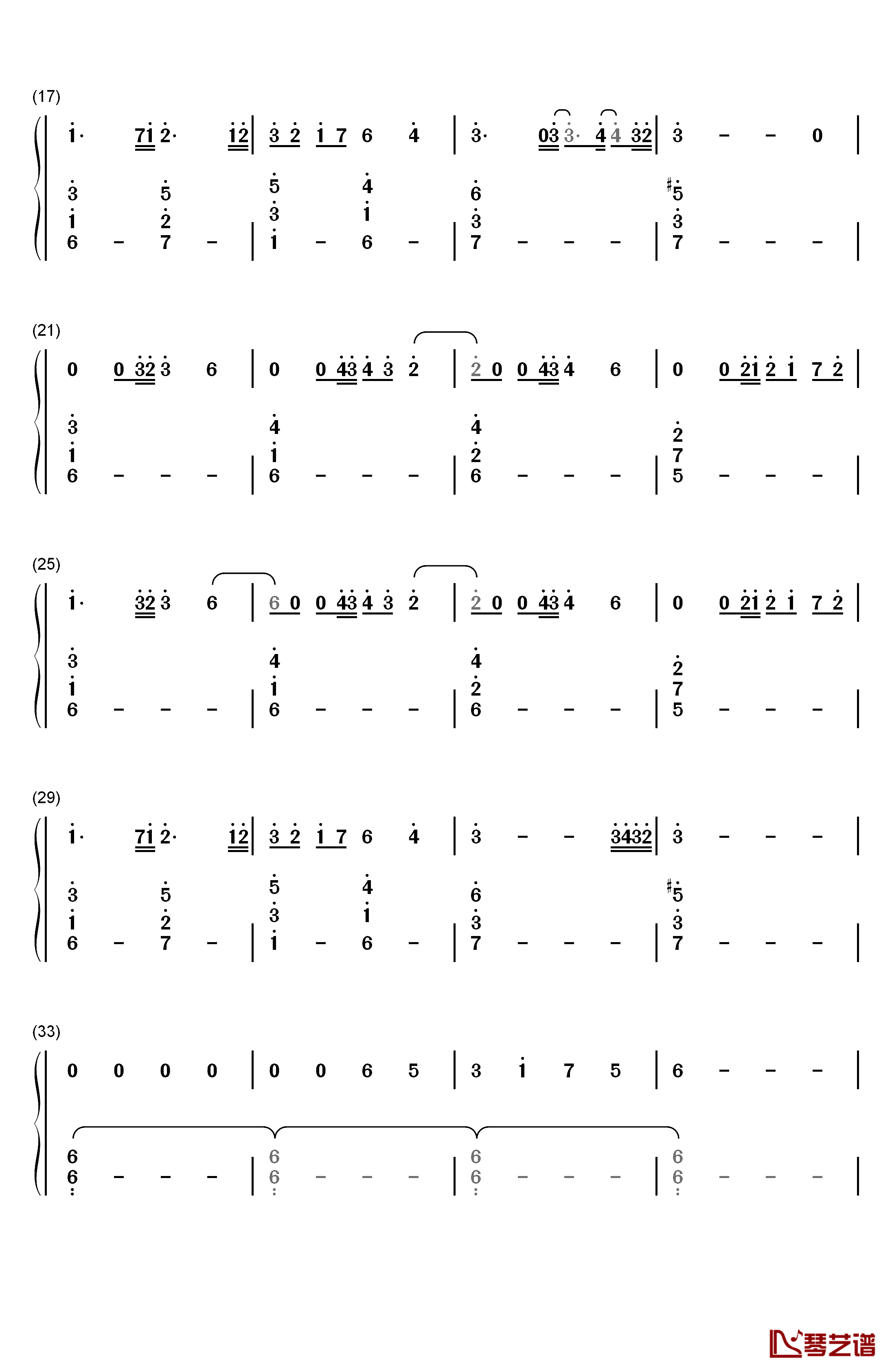 The Final Countdown钢琴简谱-数字双手-Europe2