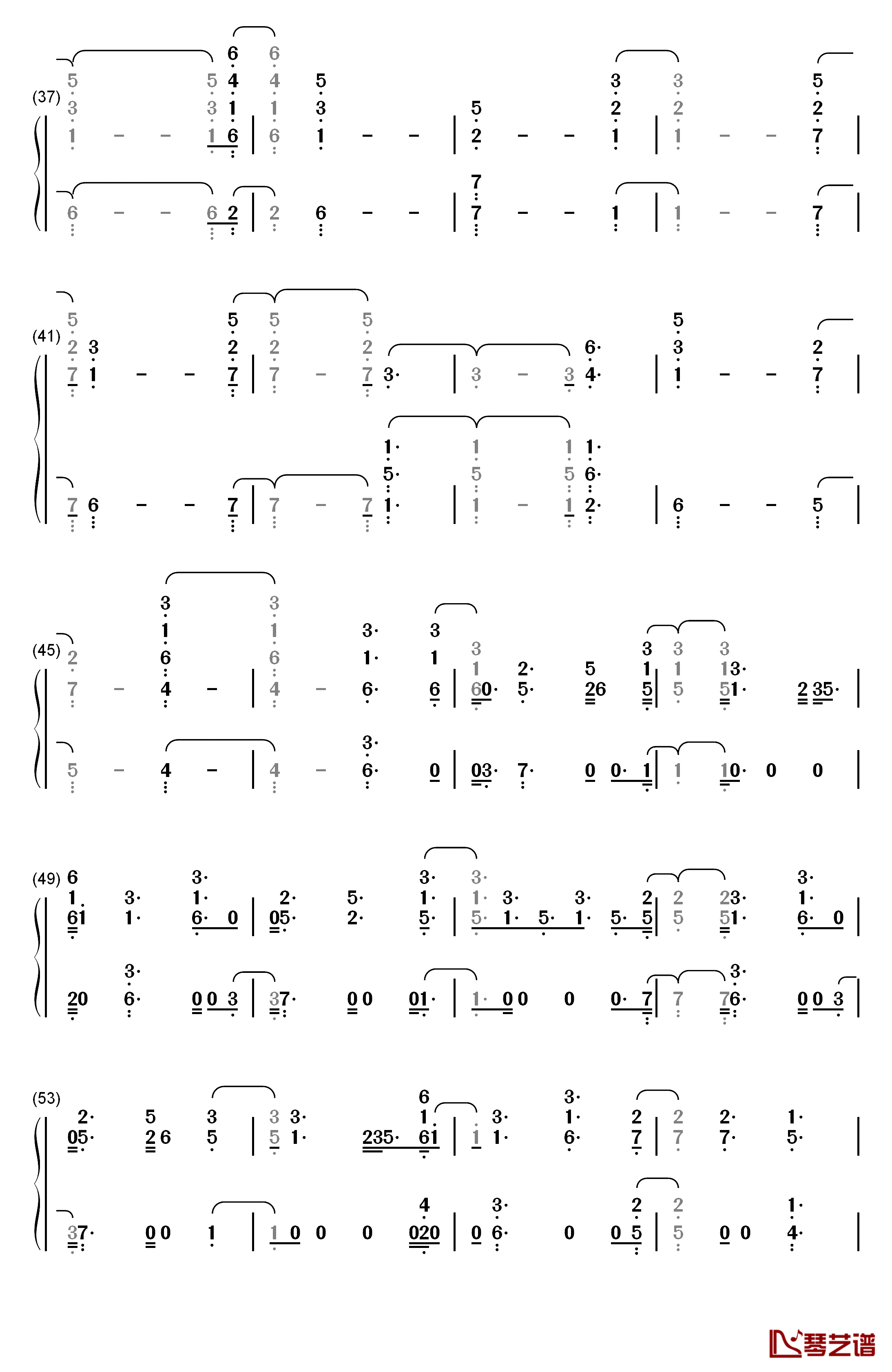 Burning钢琴简谱-数字双手-Sam Smith3