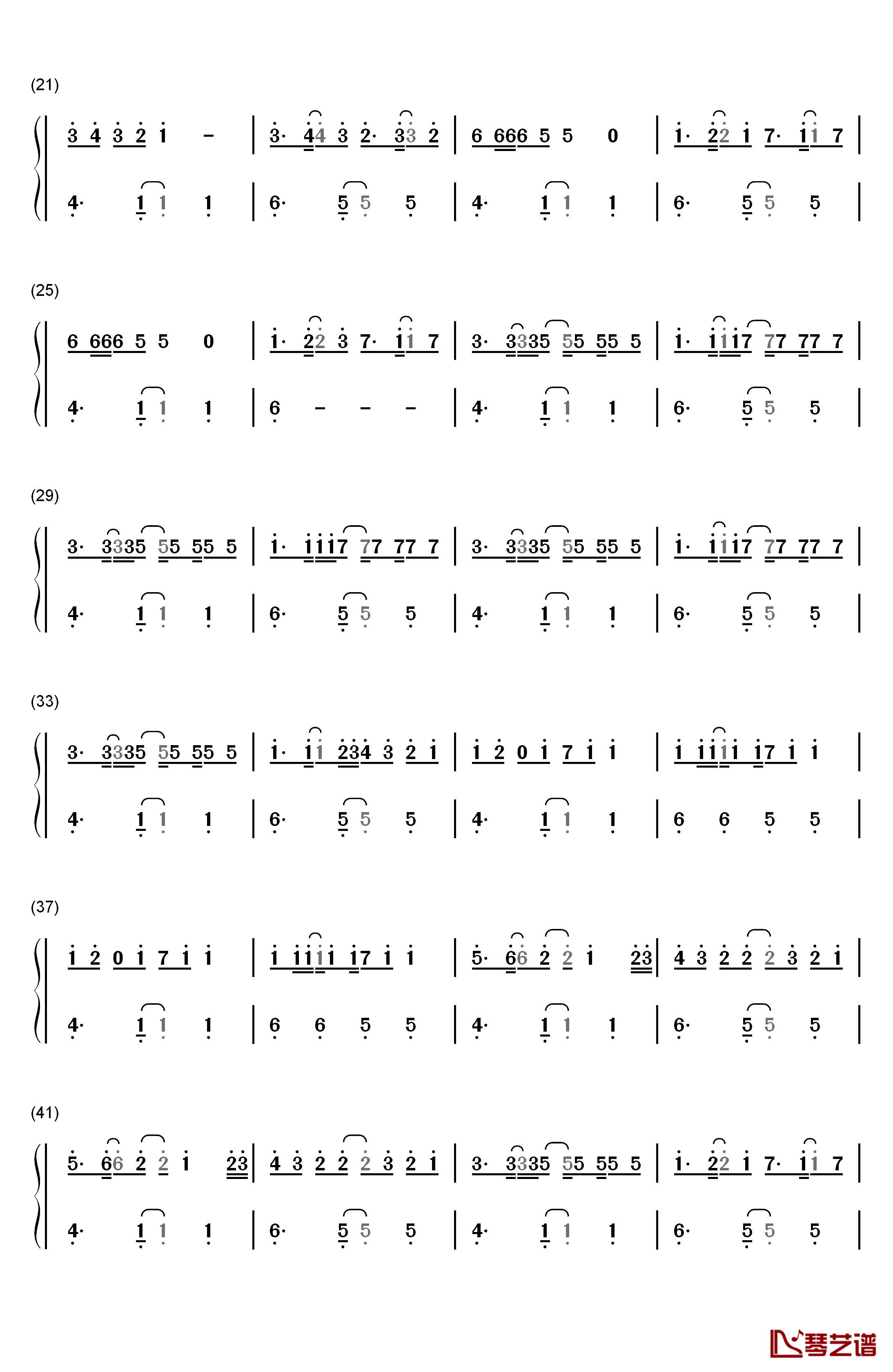Fast Car钢琴简谱-数字双手-Jonas Blue2